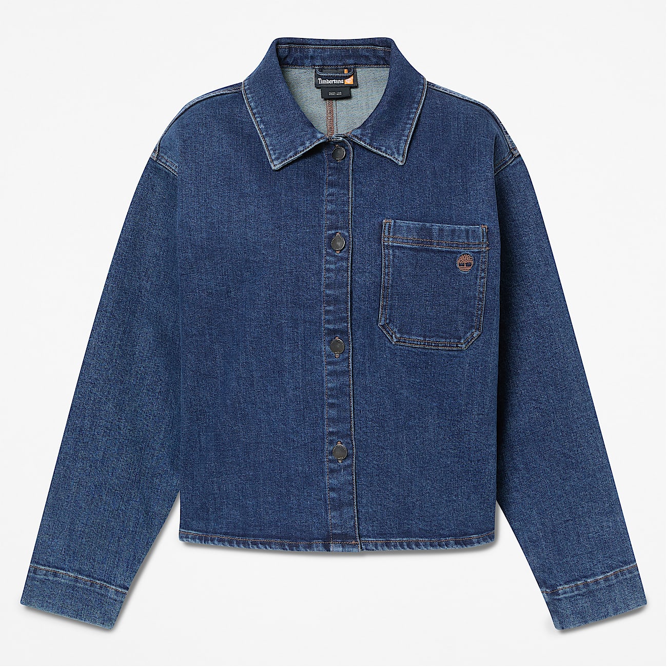 Hemdjacke aus Denim fr Damen in Blau TBL Blau HERO