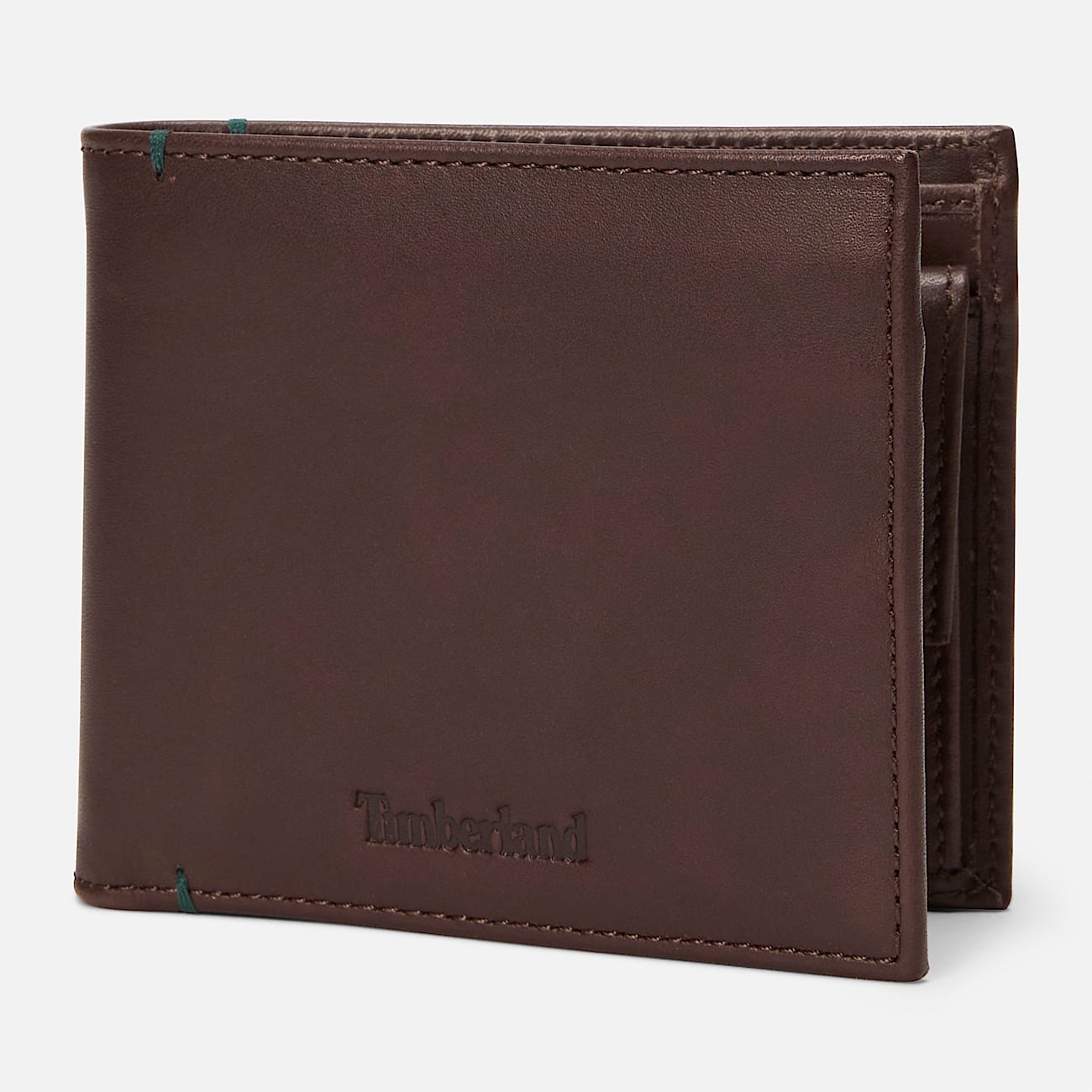 Portefeuille  deux volets avec poche  monnaie en cuir Riverton pour homme en marron fonc TBL marron HERO