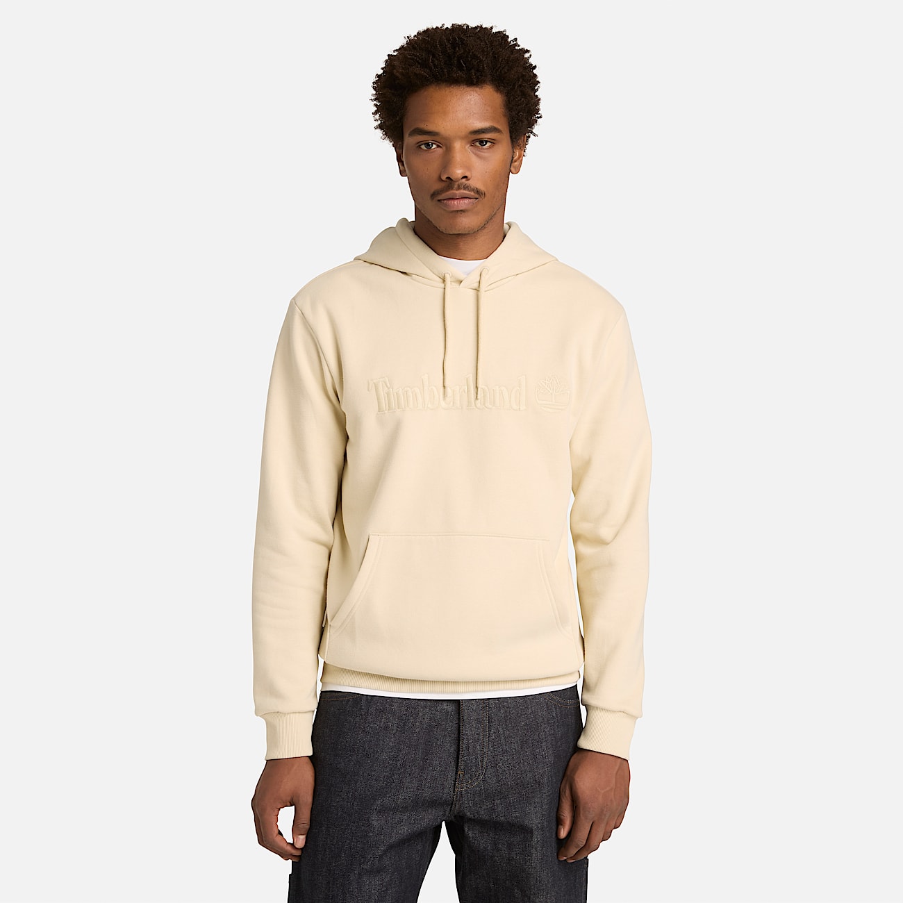 Hampthon Hoodie for Men in Beige - 2