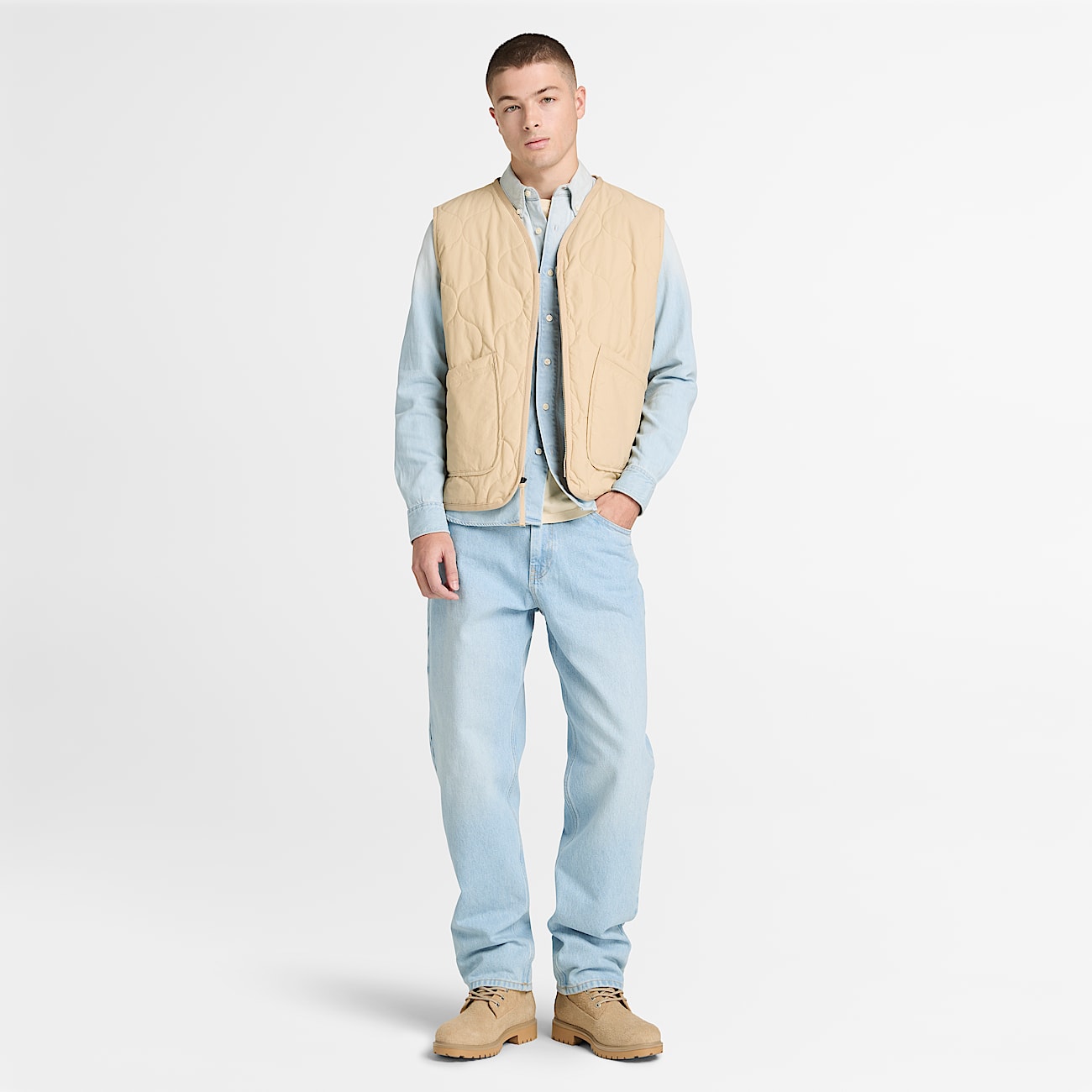 Jeanshemd fr Herren in Hellblau TBL Blau ALT2