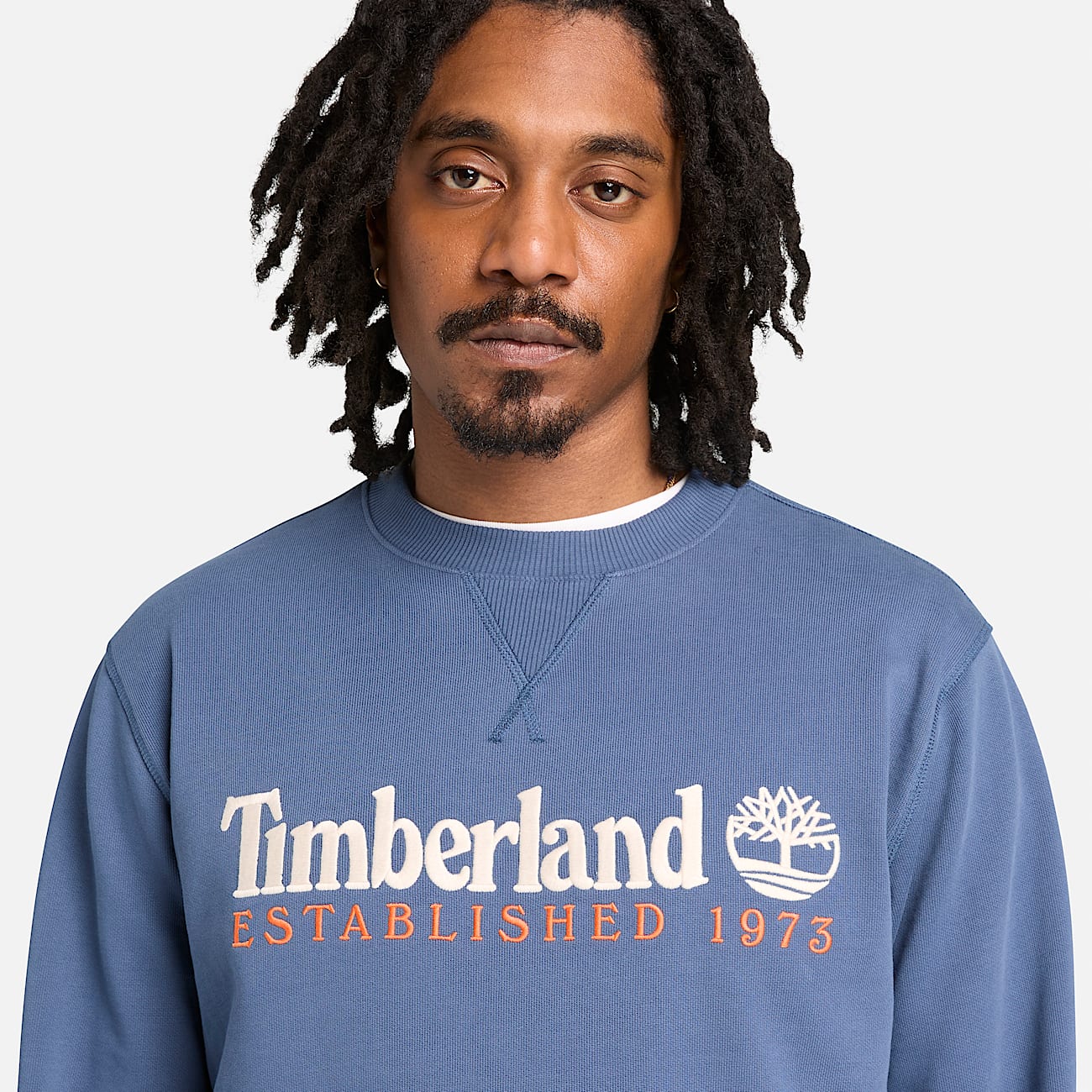 Established 1973 Crewneck Sweatshirt for Men in Dark Blue - 4