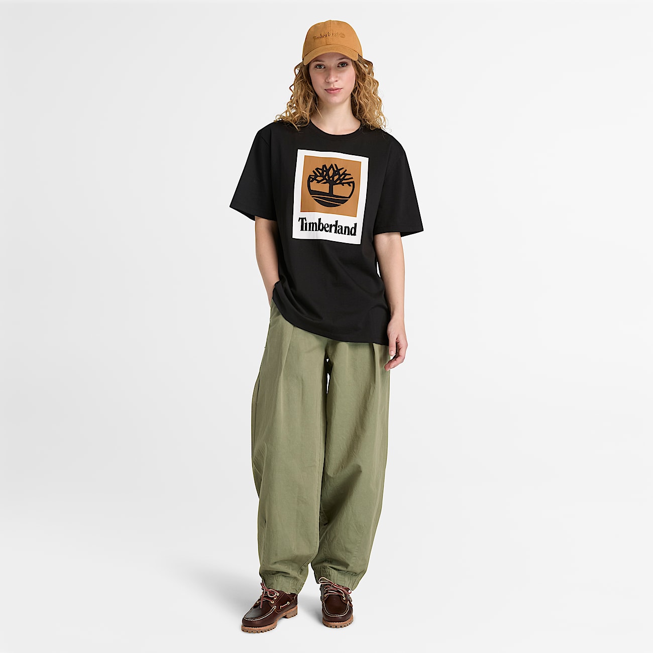 Dunstan Oversized Short-Sleeve T-Shirt for Women in Black - 3