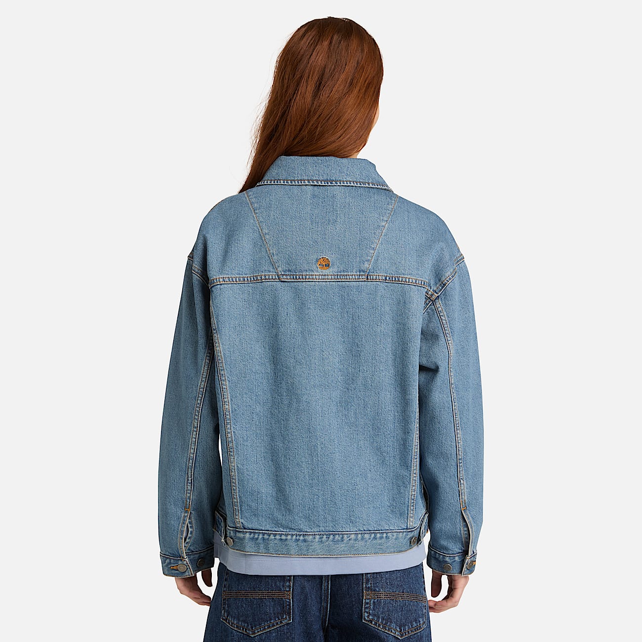 Archive Denim Jacket for Women in Blue - 5