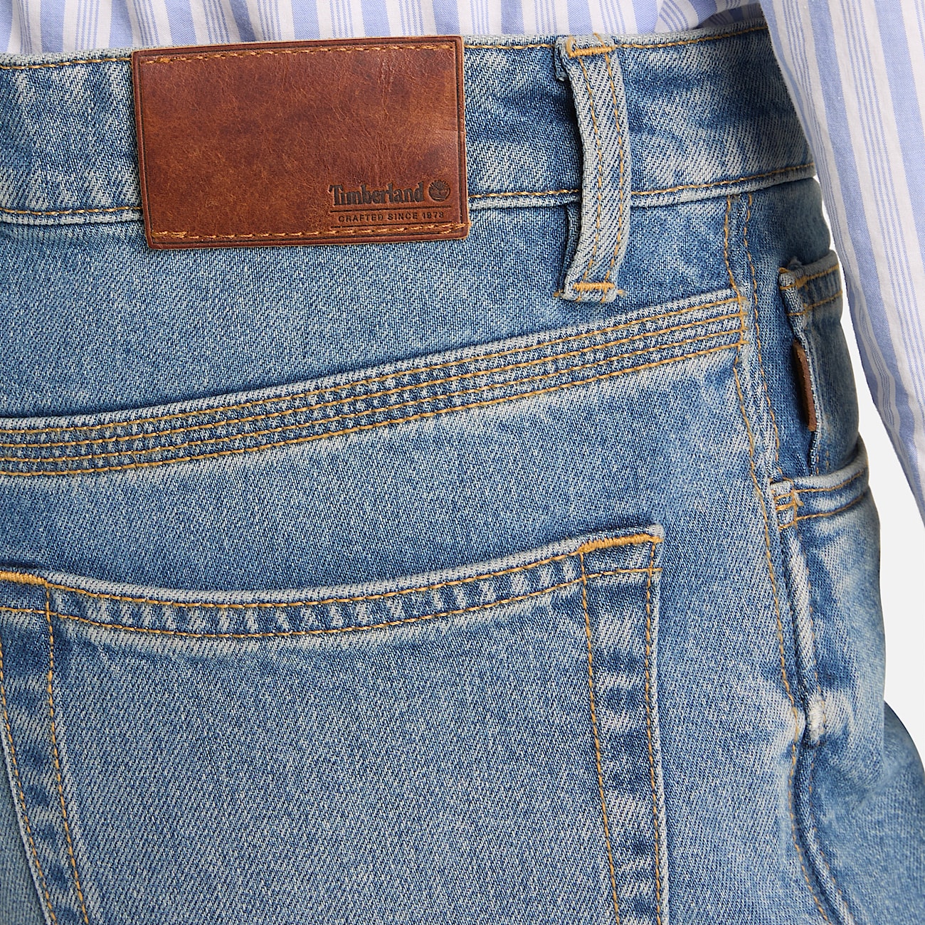 Gerade Jeans für Damen in Hellblau - 4