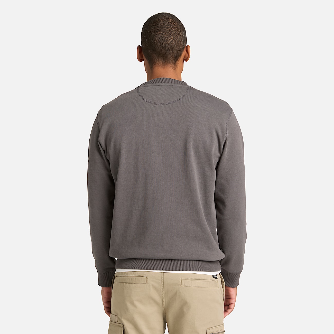 Sudadera de cuello redondo Established 1973 para hombre en gris oscuro TBL gris ALT8