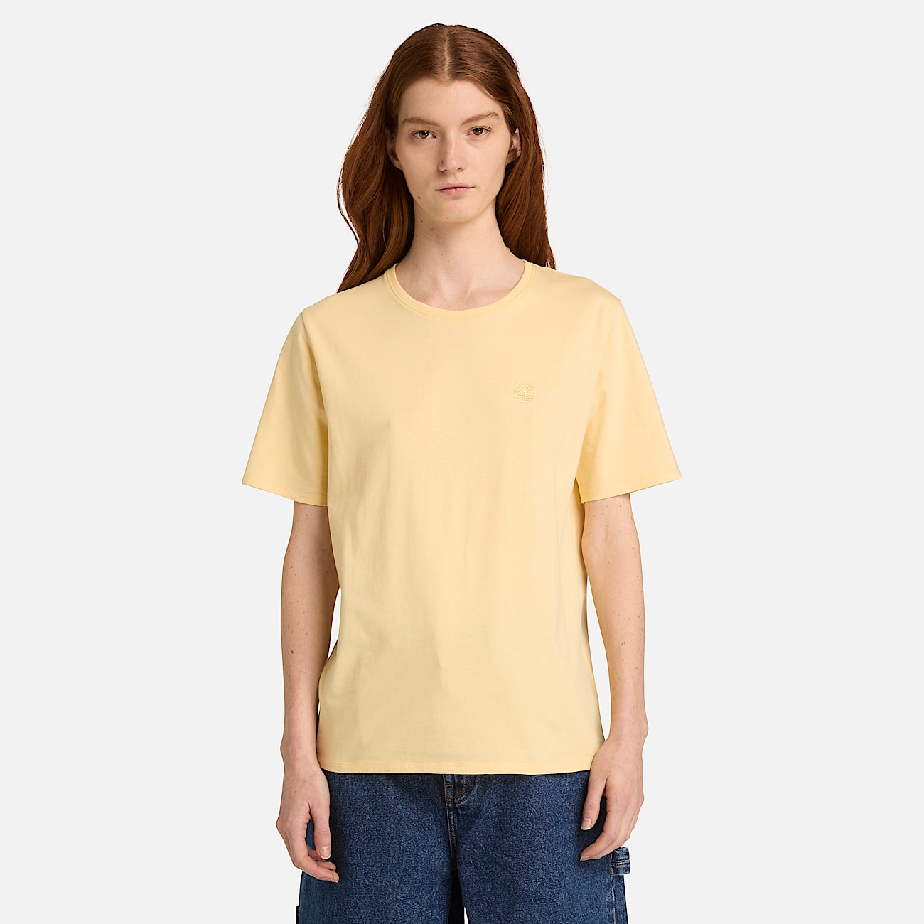 T-shirt à manches courtes Dunstan pour femme en jaune - 2
