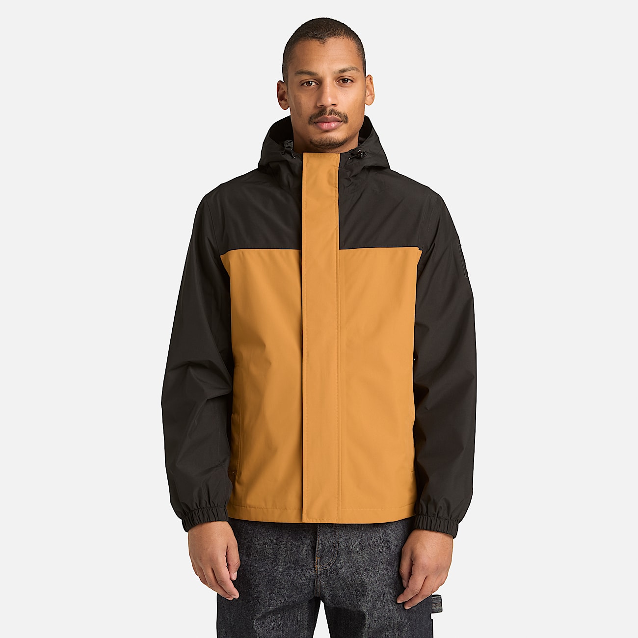 Casaco Impermeável para Homem em amarelo/preto - 2