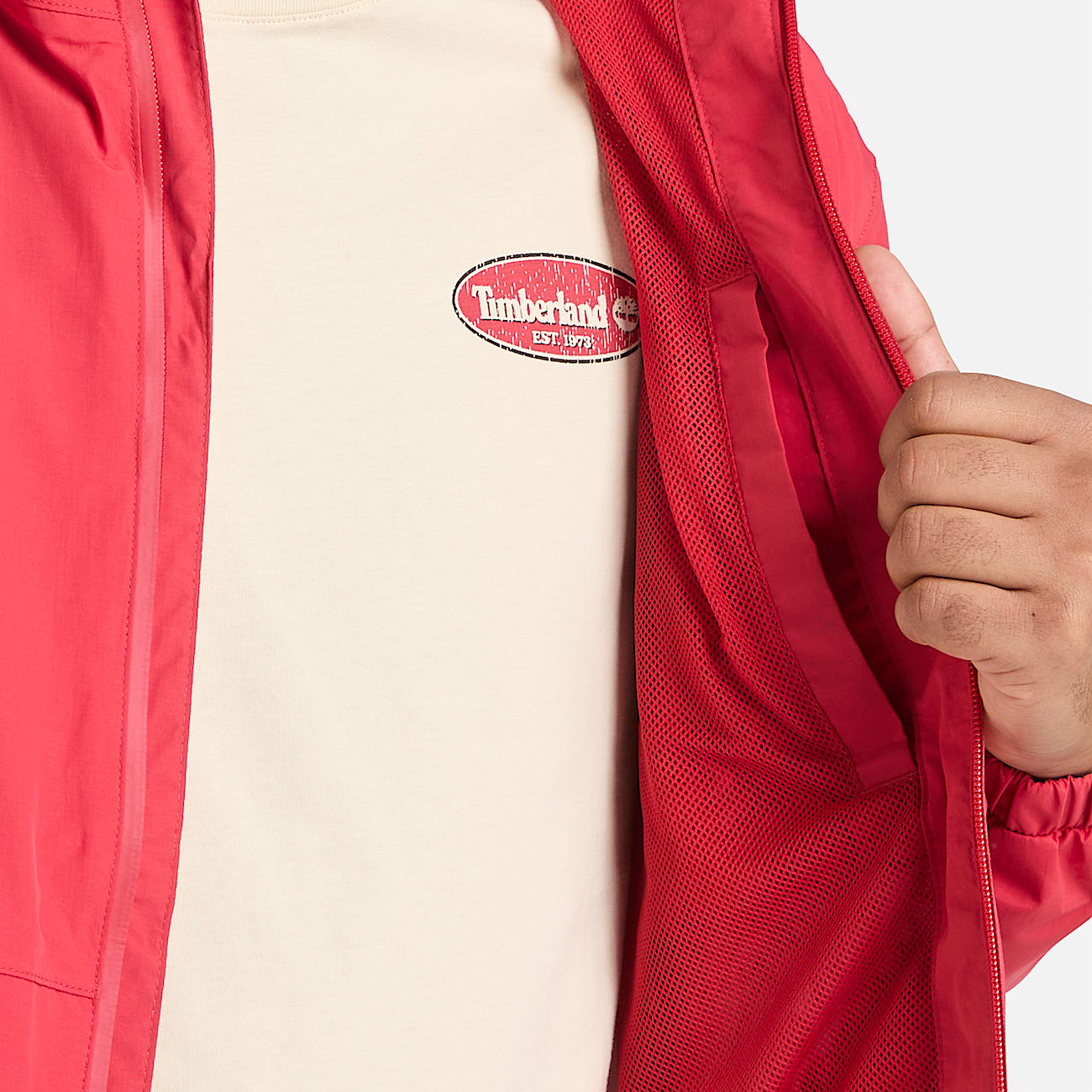 Winnick Waterproof Shell Jacket for Men in Red - 5