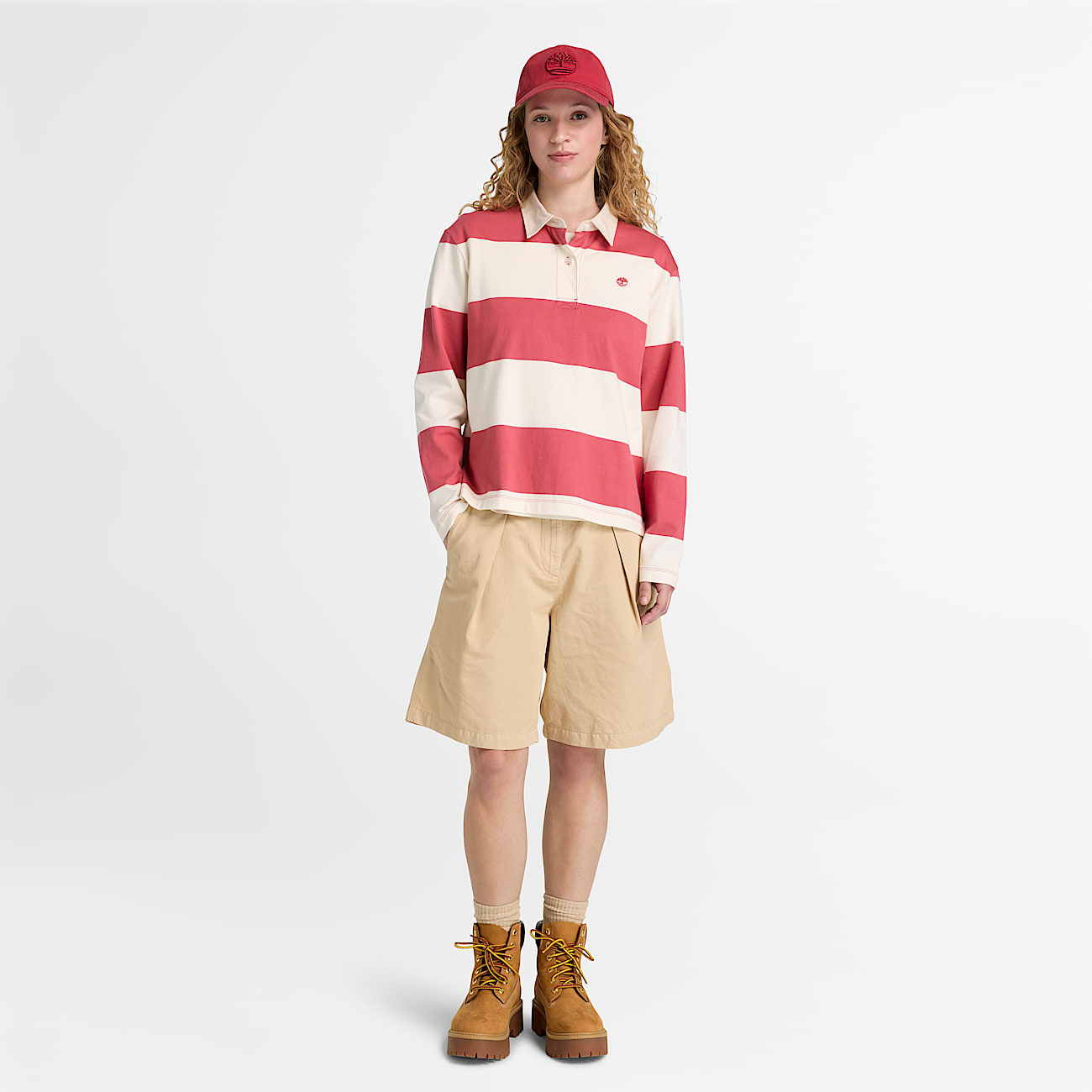 CottonLinen Bermuda Short for Women in Beige TBL Beige ALT2