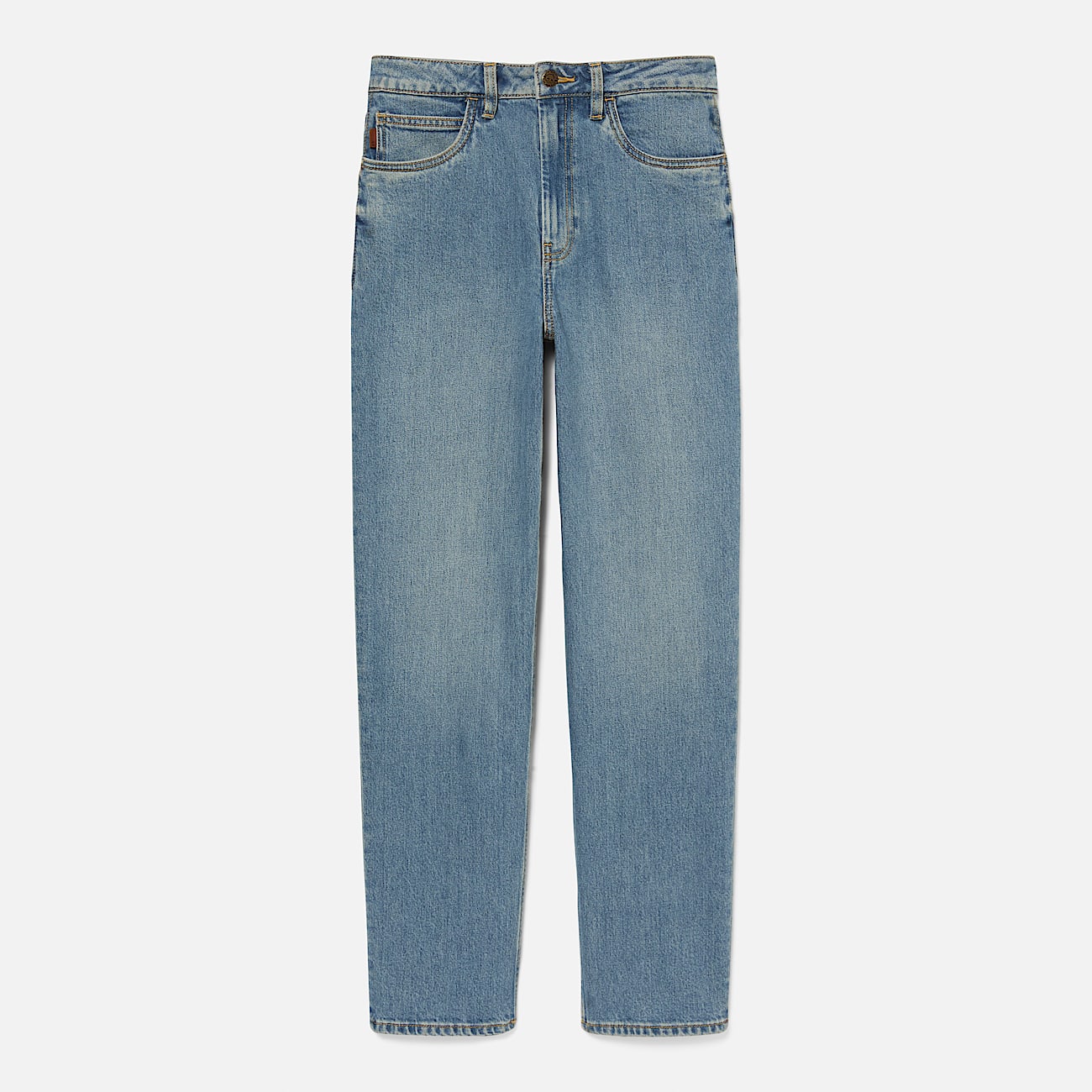 Gerade Jeans für Damen in Hellblau - 1