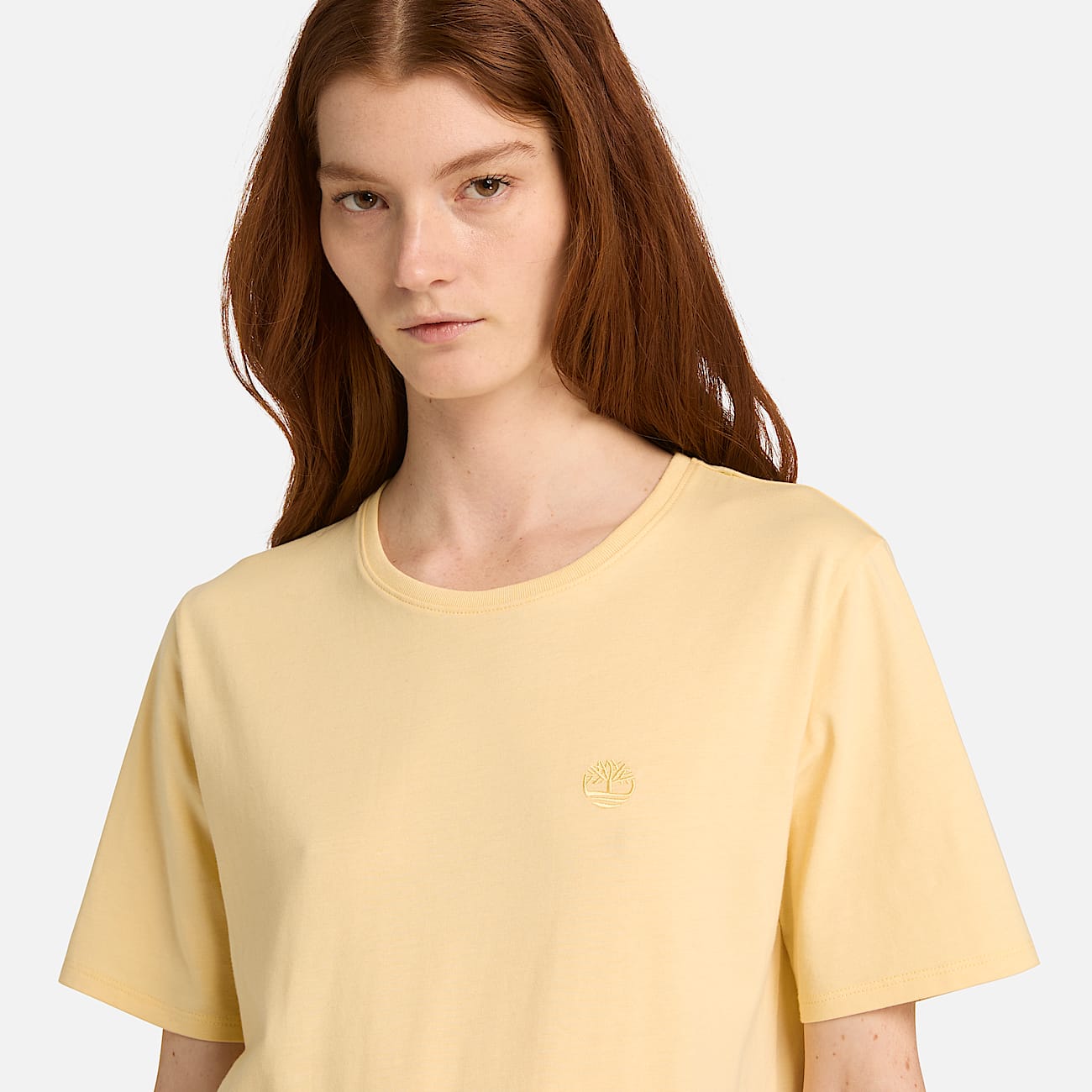 Dunstan ShortSleeve TShirt for Women in Yellow TBL Yellow ALT3