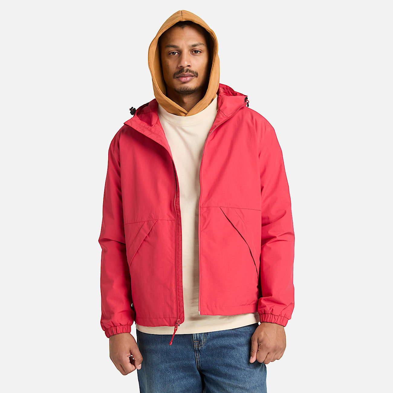 Winnick Waterproof Shell Jacket for Men in Red - 2