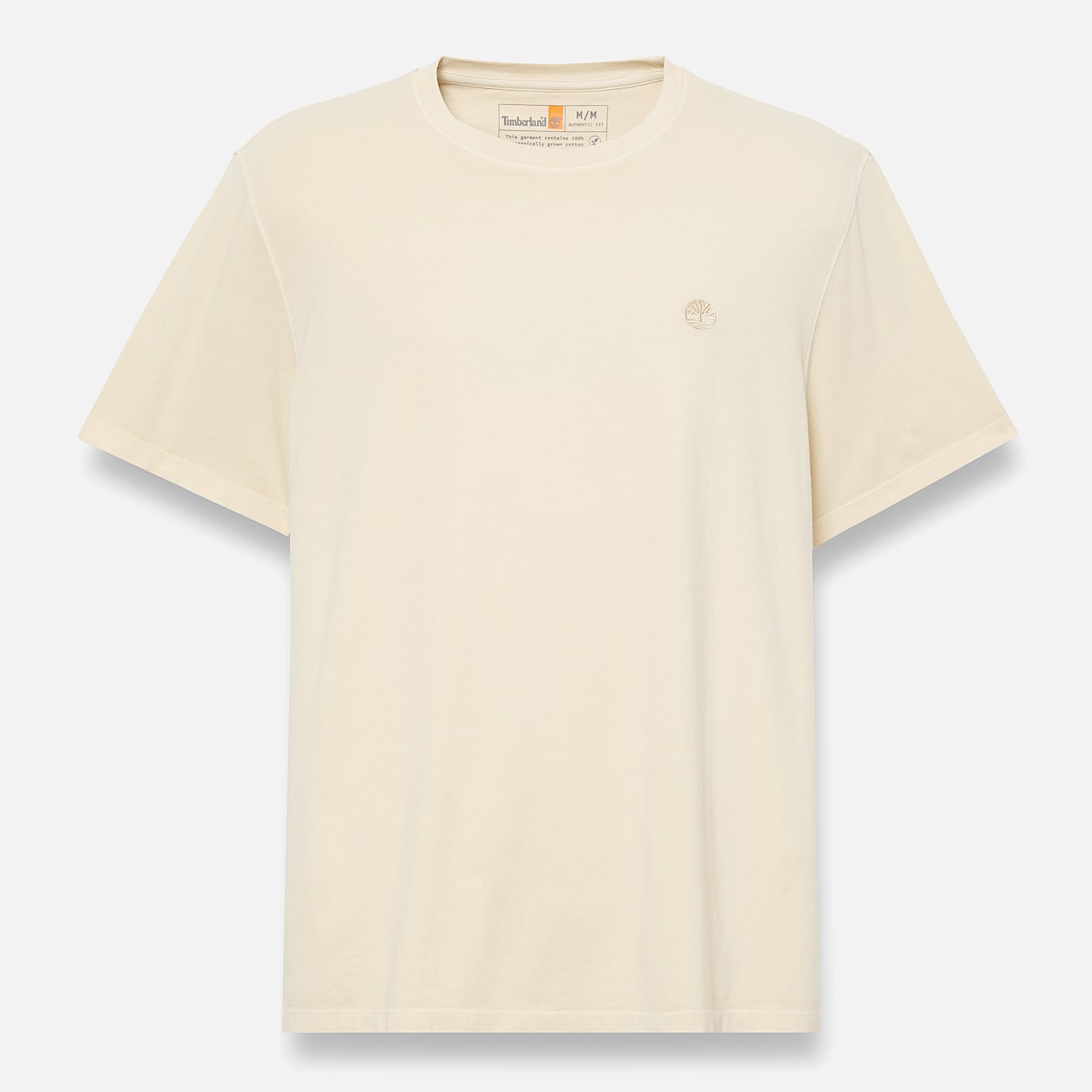 Dunstan River Garment Dyed Short-Sleeve T-Shirt for Men in Beige - 1