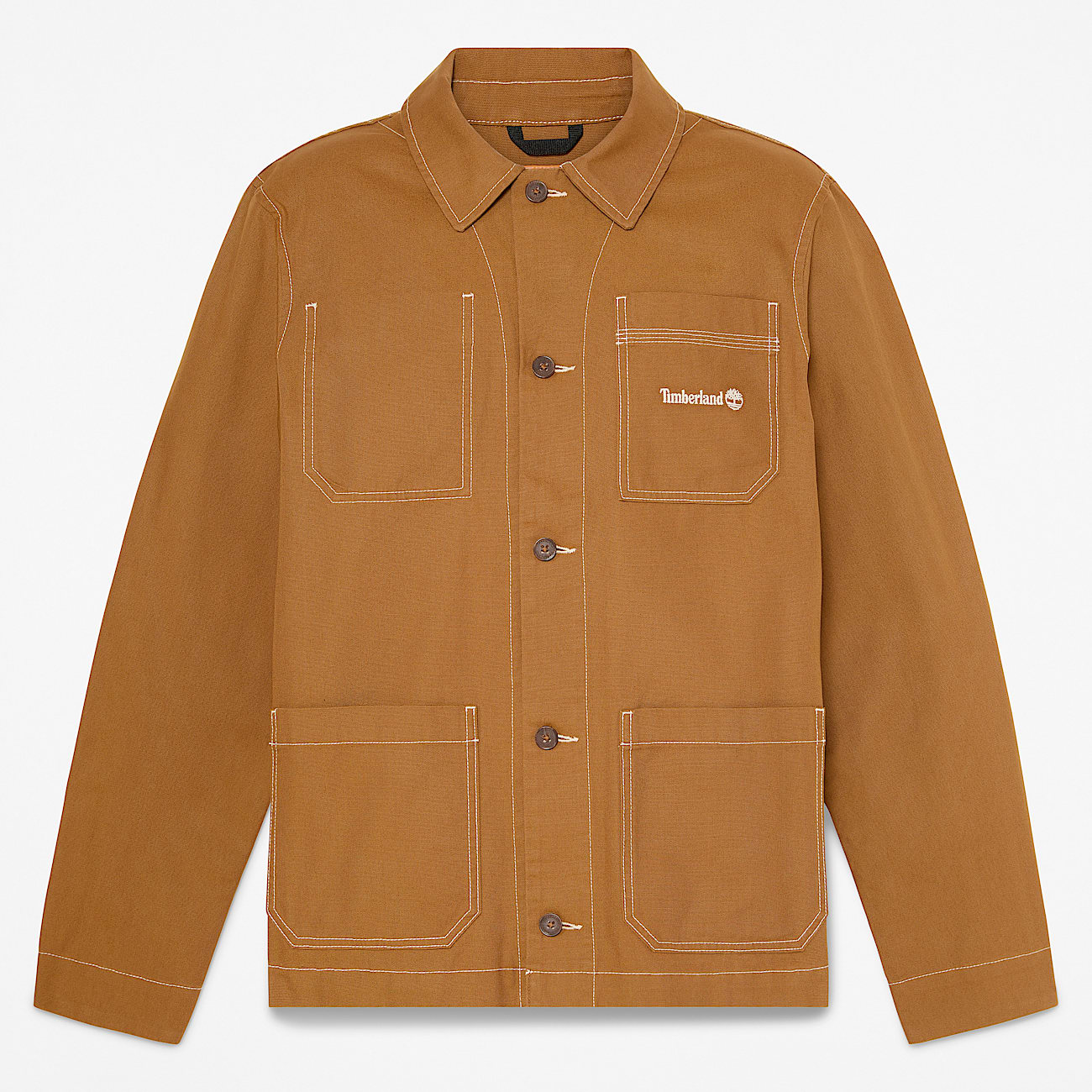 Chore Canvas Jacket in Dark Yellow - 1