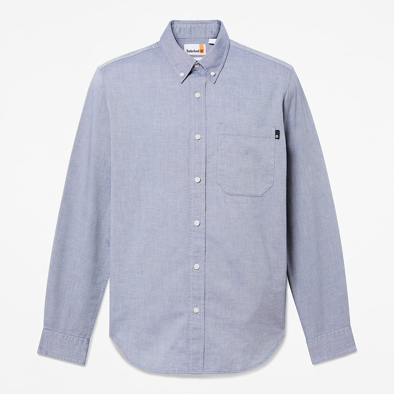 Gale River Oxford Langarmshirt fr Herren in Blau TBL Blau HERO