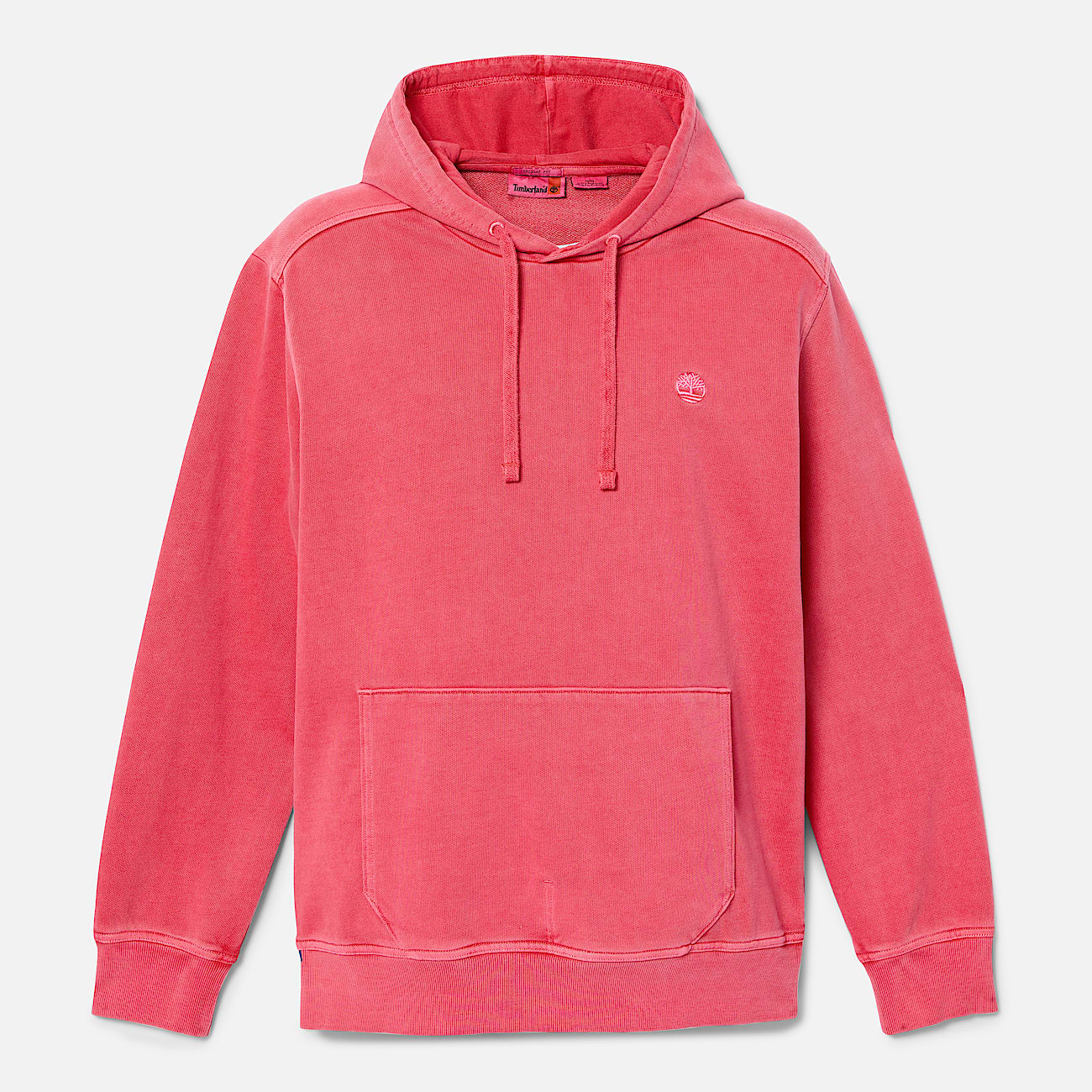 Merrymack River Garment Dyed Hoodie for Men in Red TBL Red HERO