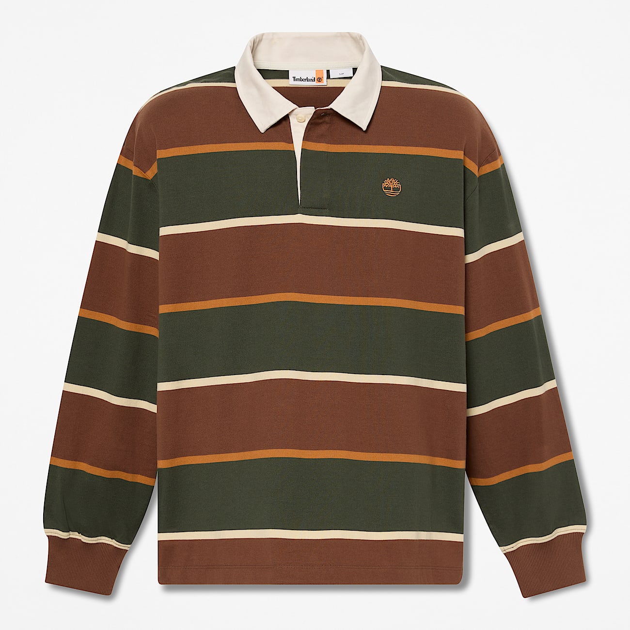 Polo de Râguebi Sem Género verde-escuro/castanho-escuro - 1