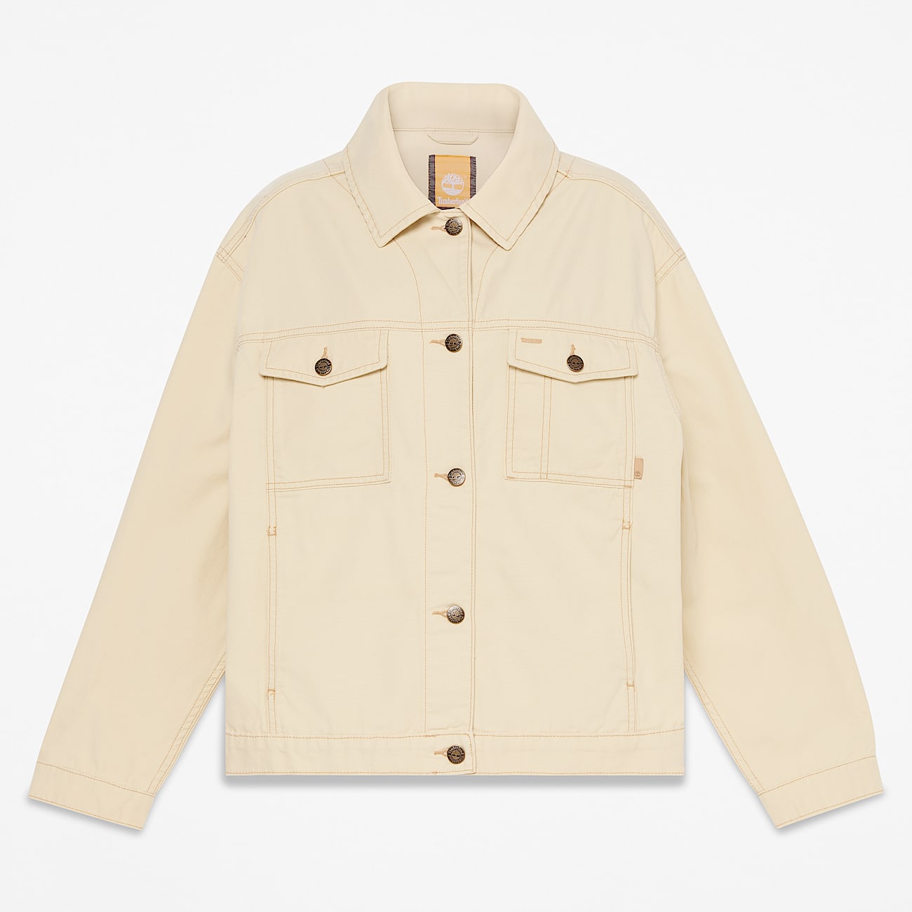 TruckerJacke aus Canvas fr Damen in Beige TBL Beige HERO