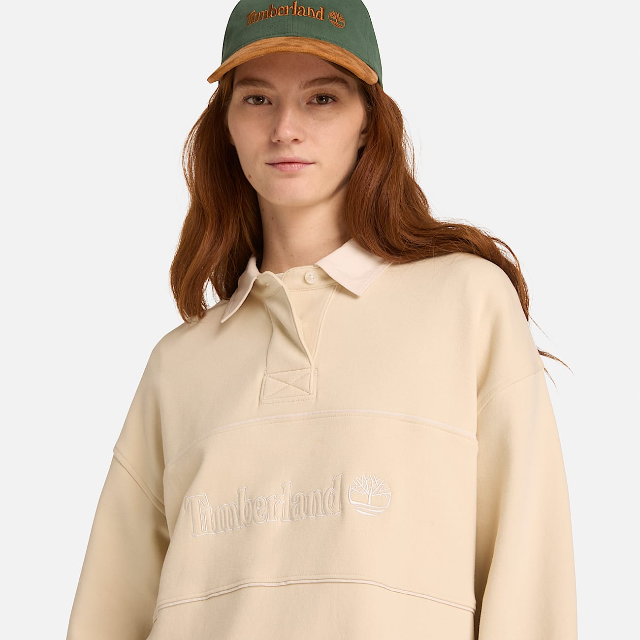 Polo de Râguebi Lush para Mulher em bege - 4