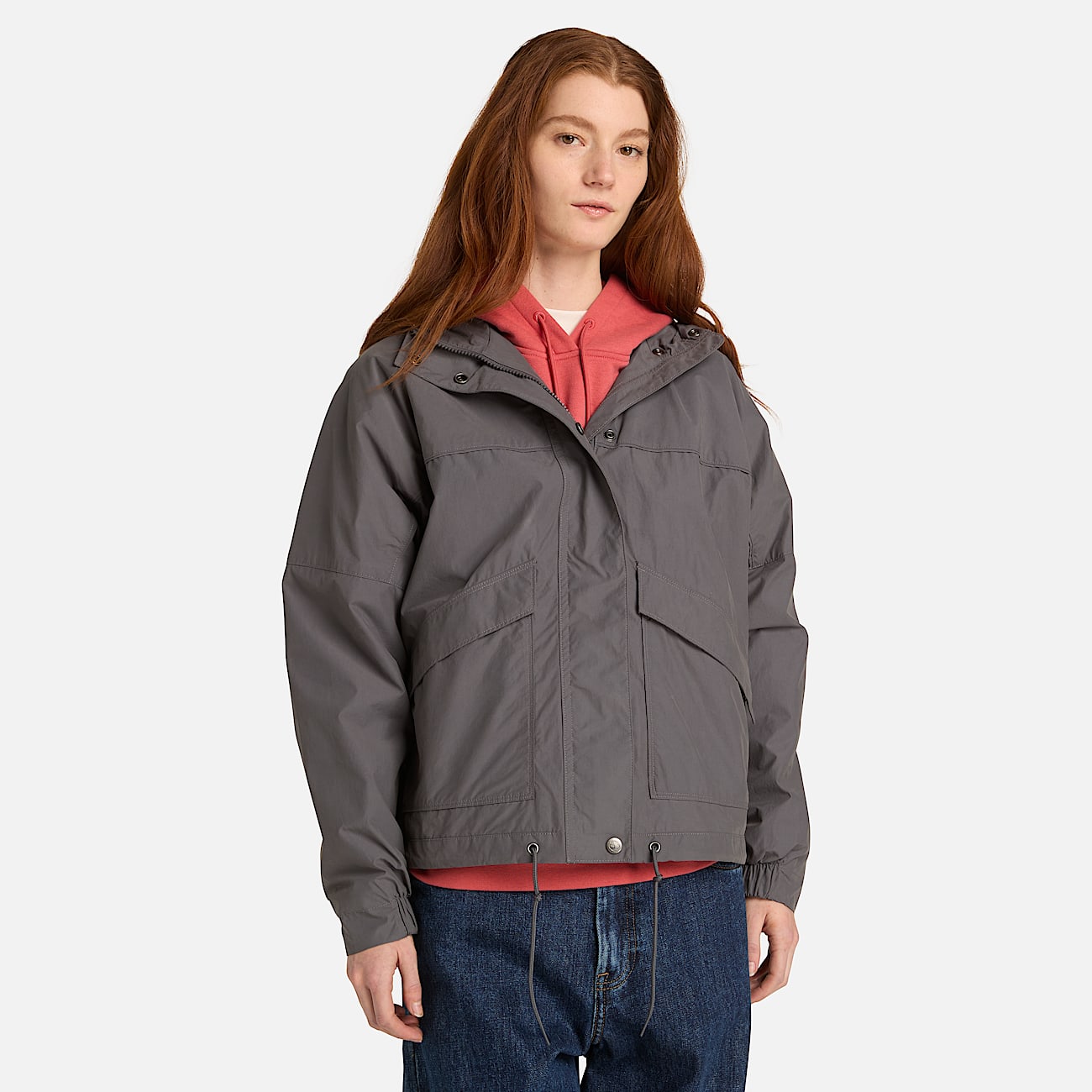 Durable Water Repellent Jacket for Women in Black - 2