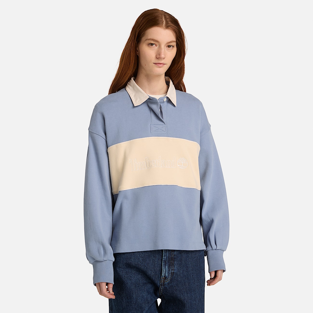 Polo de Rguebi Lush para Mulher em azul TBL azul ALT1