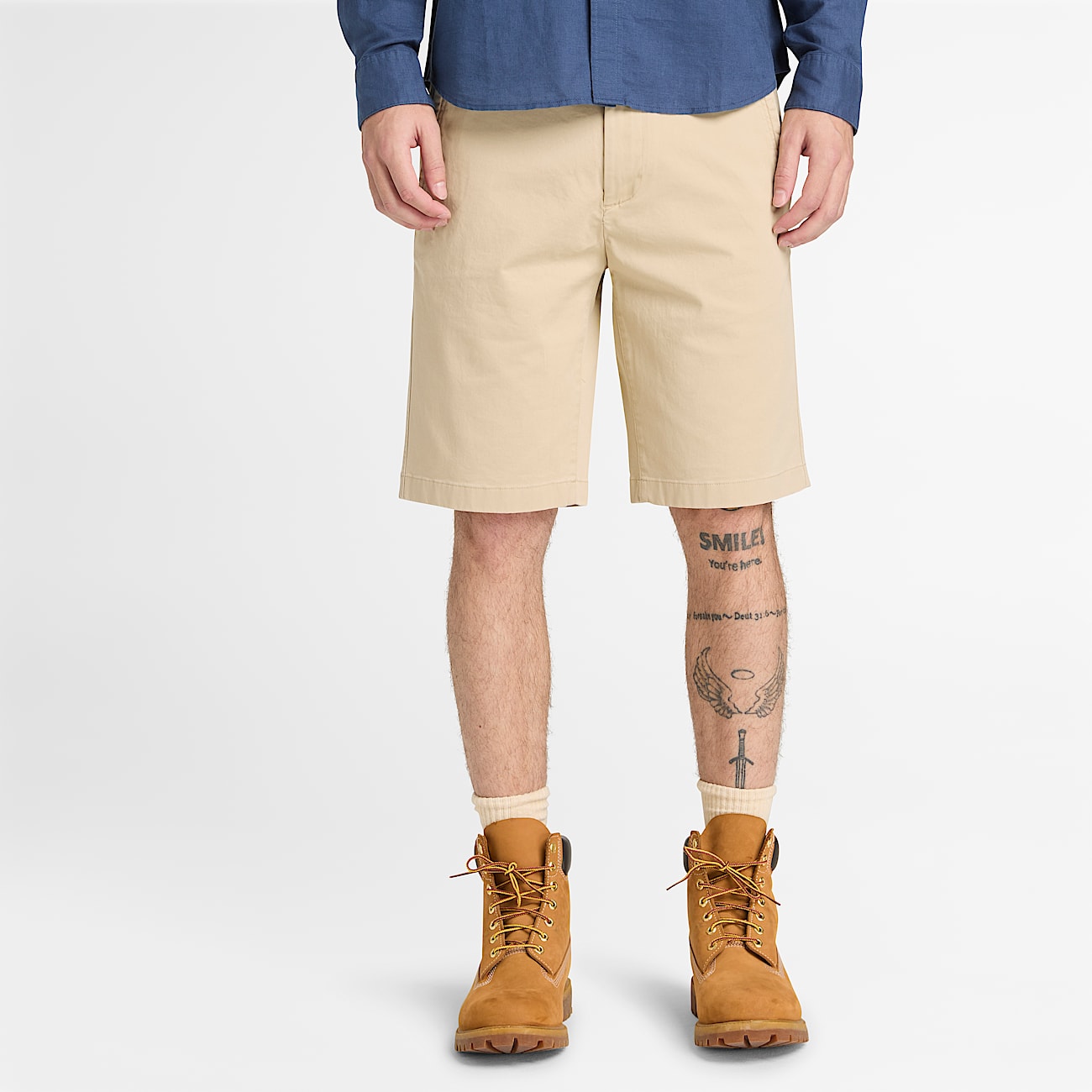Topsfield ChinoShorts aus Twill fr Herren in Beige TBL Beige ALT1