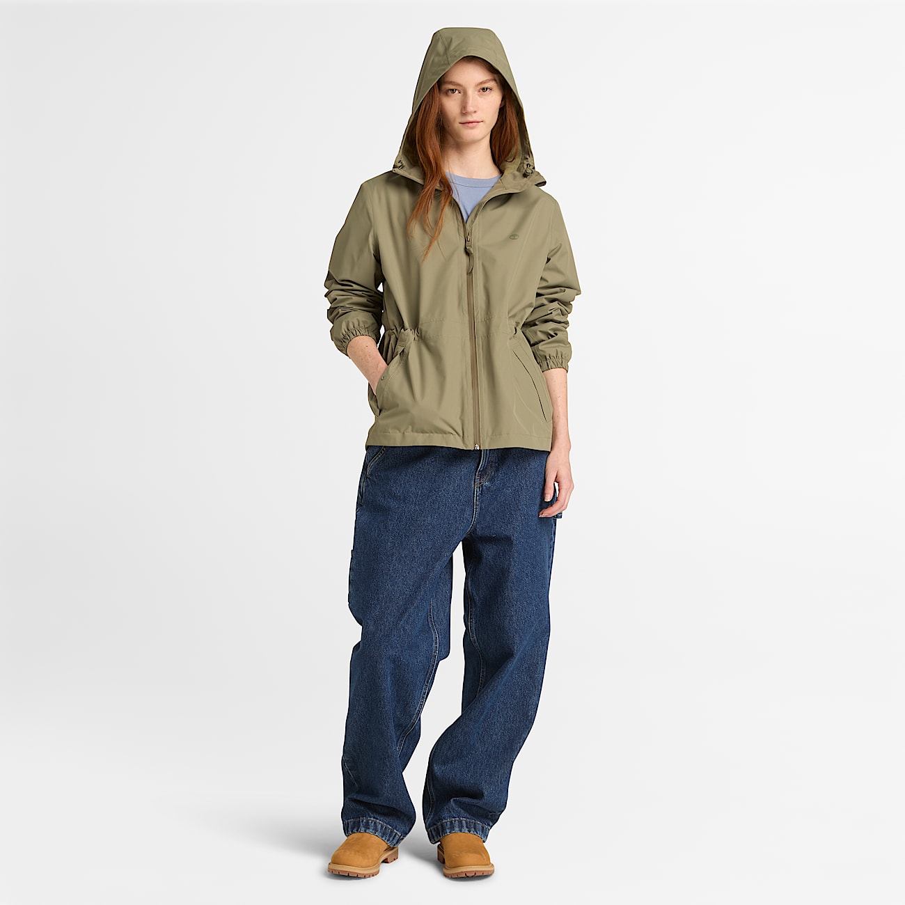 Wasserdichte Jacke fr Damen in Grn TBL Grn ALT2