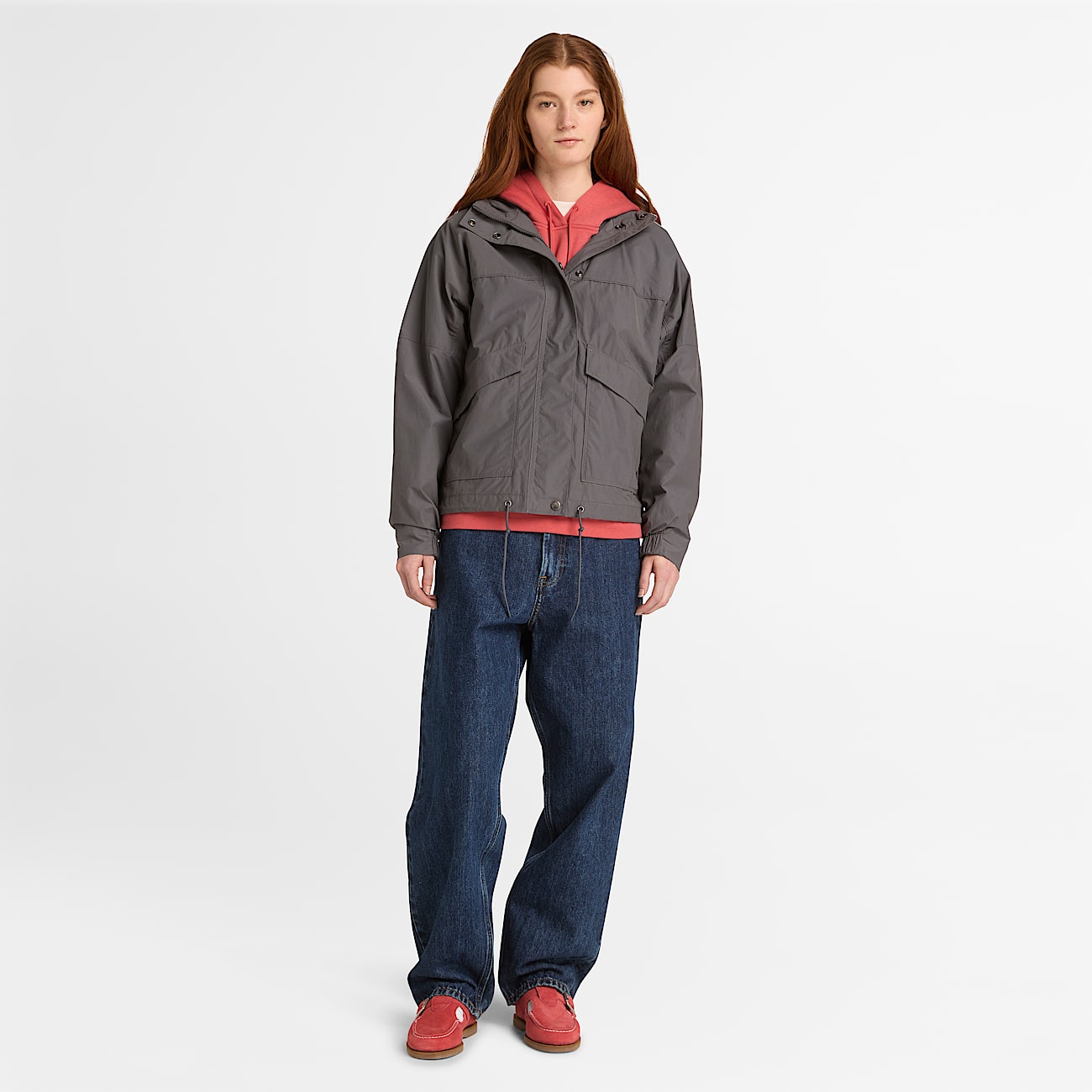 Durable Water Repellent Jacket for Women in Black - 3