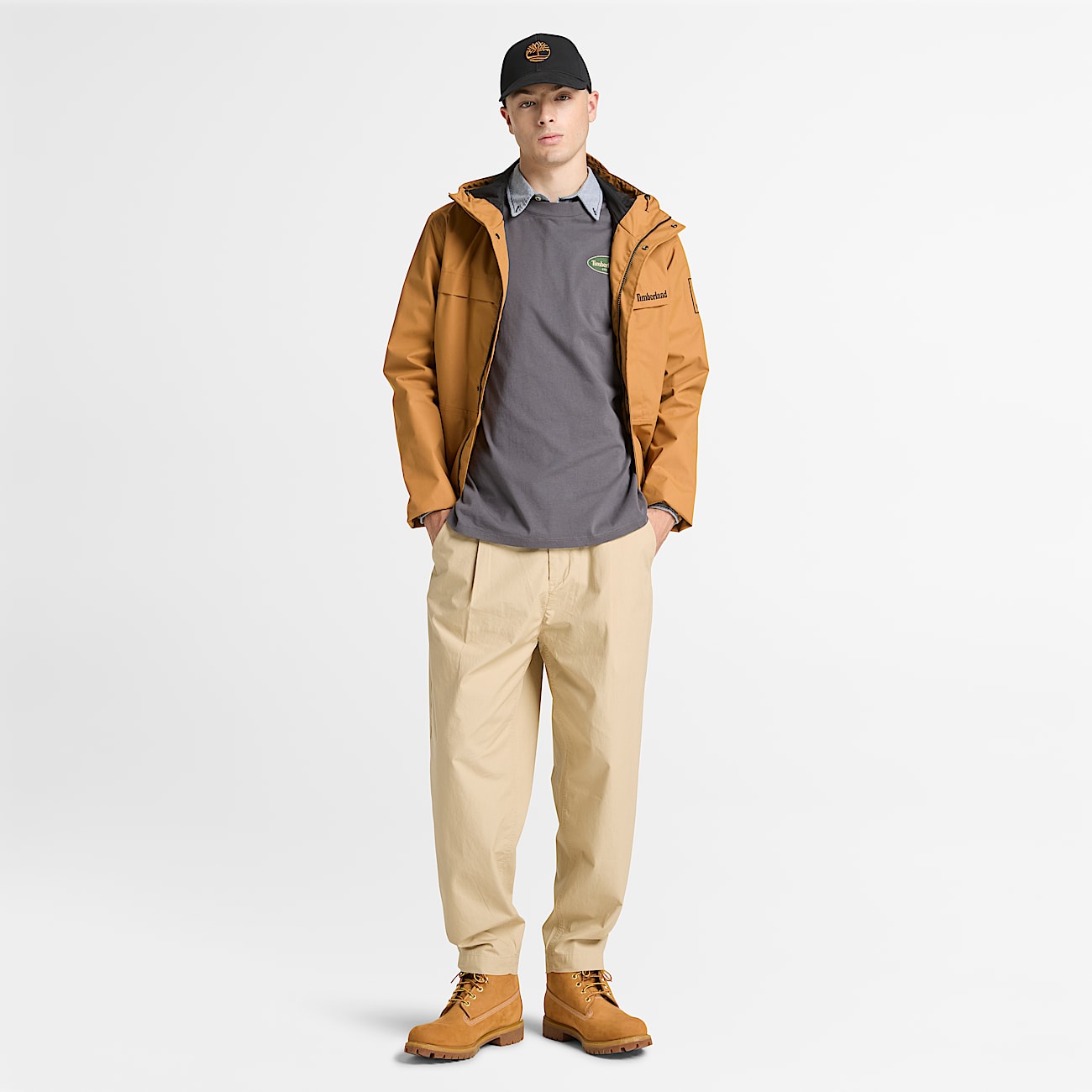 T-shirt Gráfica Gas Station para Homem em preto - 3