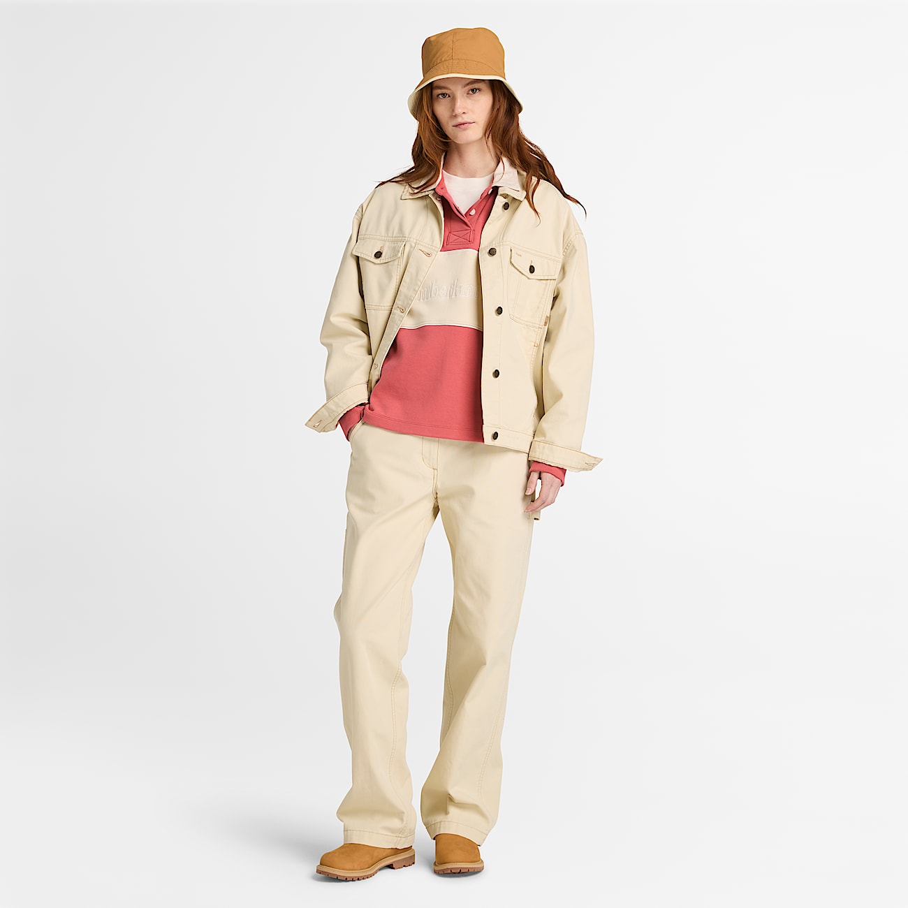 Polo de Râguebi Lush para Mulher em Vermelho - 3