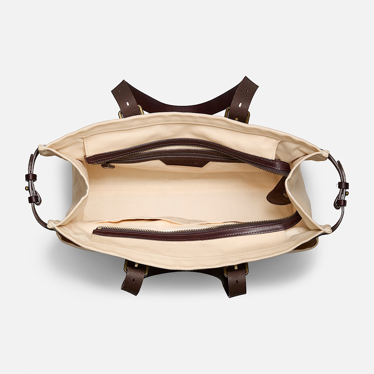 Handgefertigte Heritage Tool Tragetasche für Damen in Beige - 2