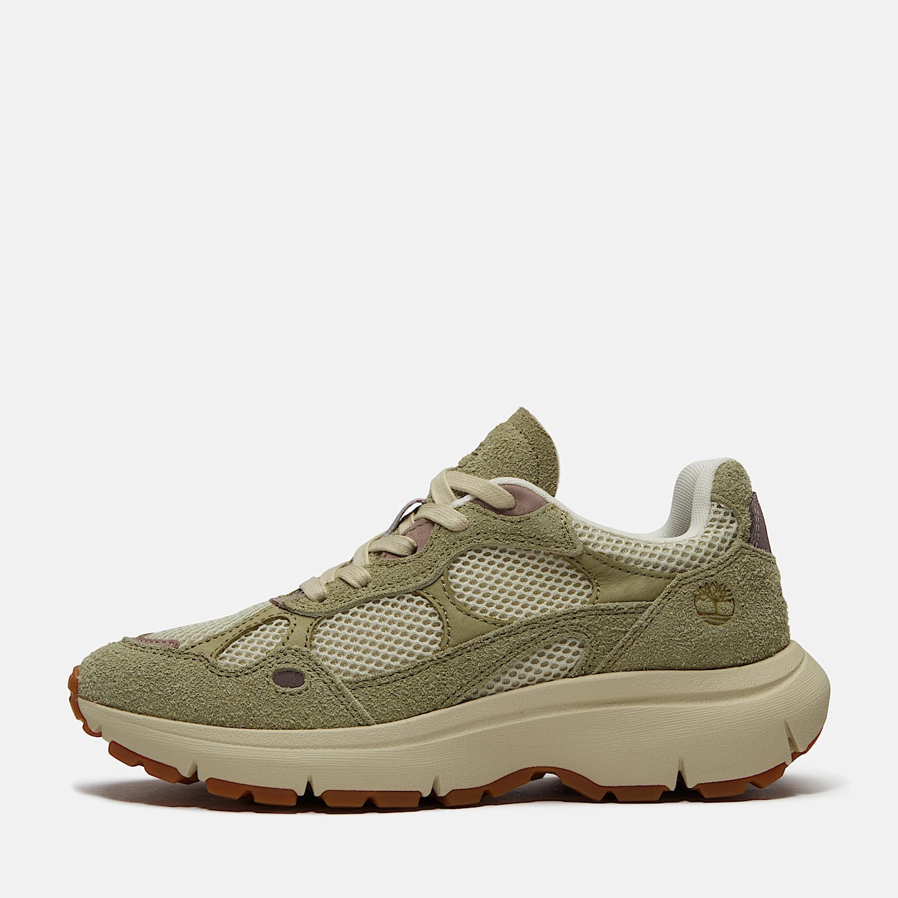 Hazel Lane Trainer for Women in Light Beige/Light Green - 10