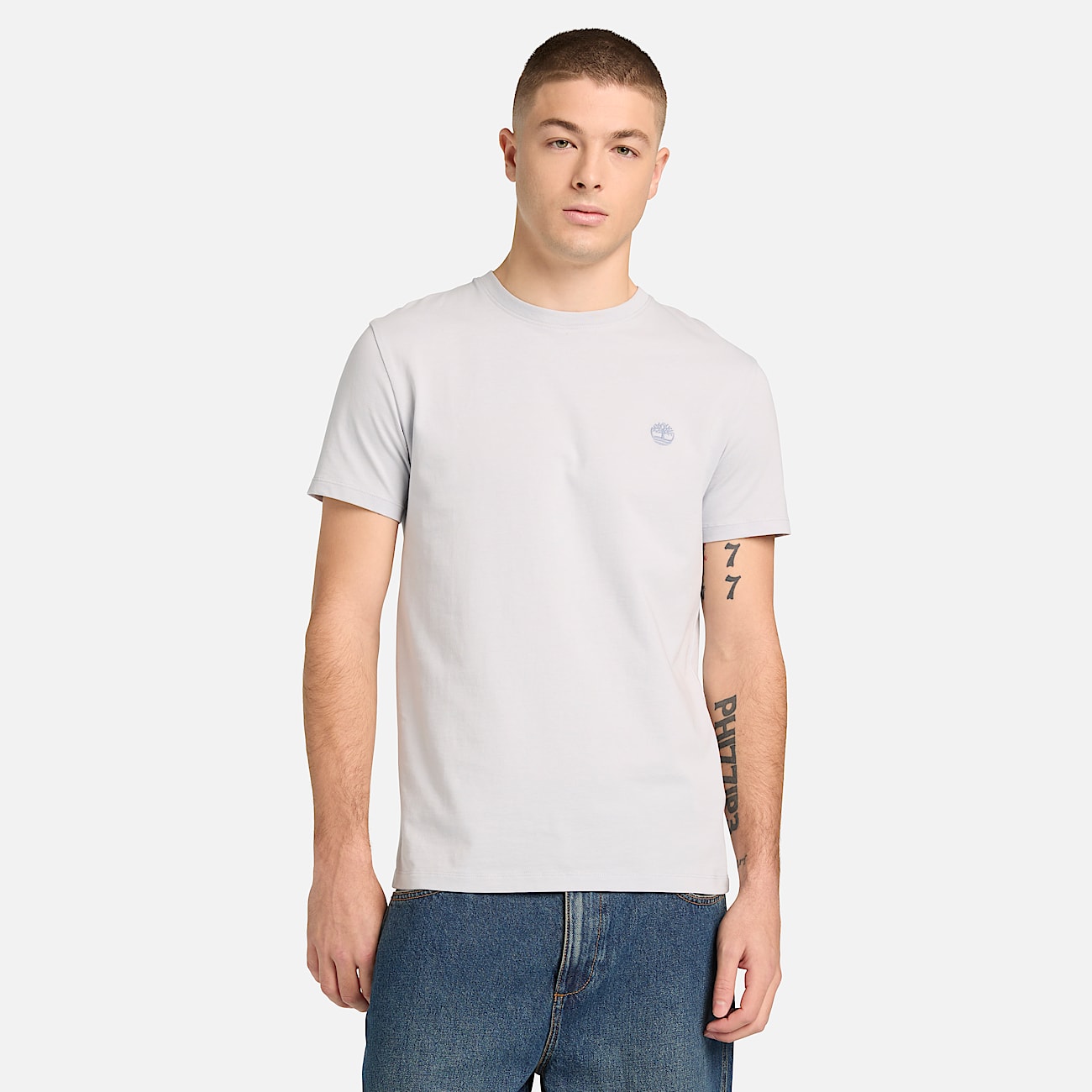 Dunstan River Kurzarm-T-Shirt für Herren in Grau - 2
