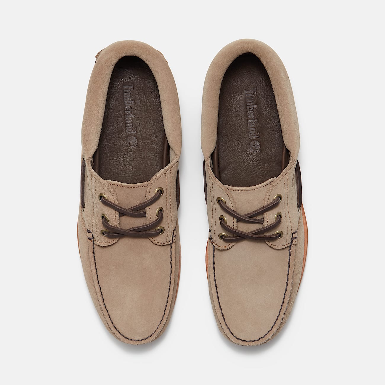 Timberland® Mix Tape Authentic 3-Eye Lug Bootsschuh für Herren in Beige - 2