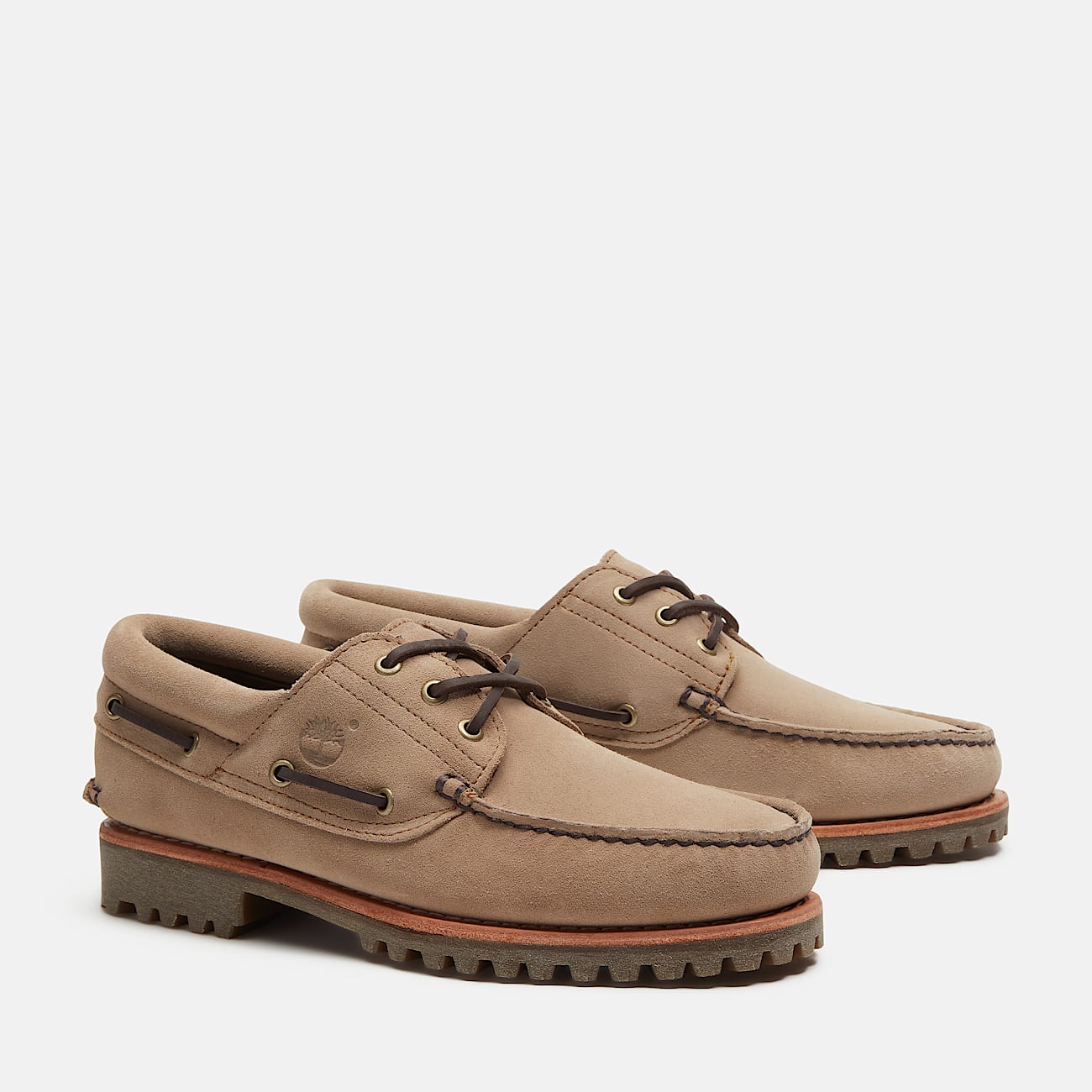 Timberland® Mix Tape Authentic 3-Eye Lug Bootsschuh für Herren in Beige - 4