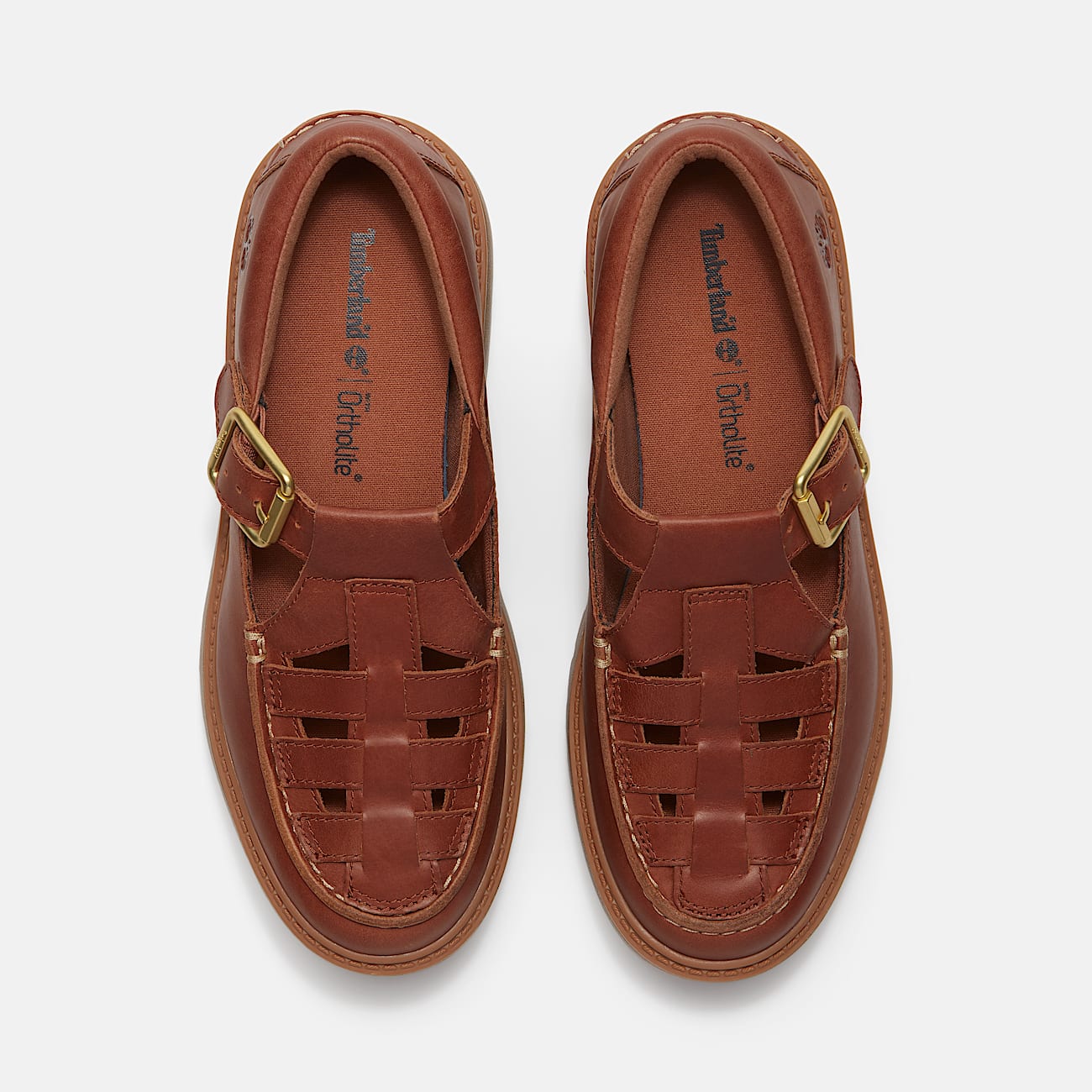 Sapato Plataforma com Fivela Stone Street para Mulher em castanho - 2