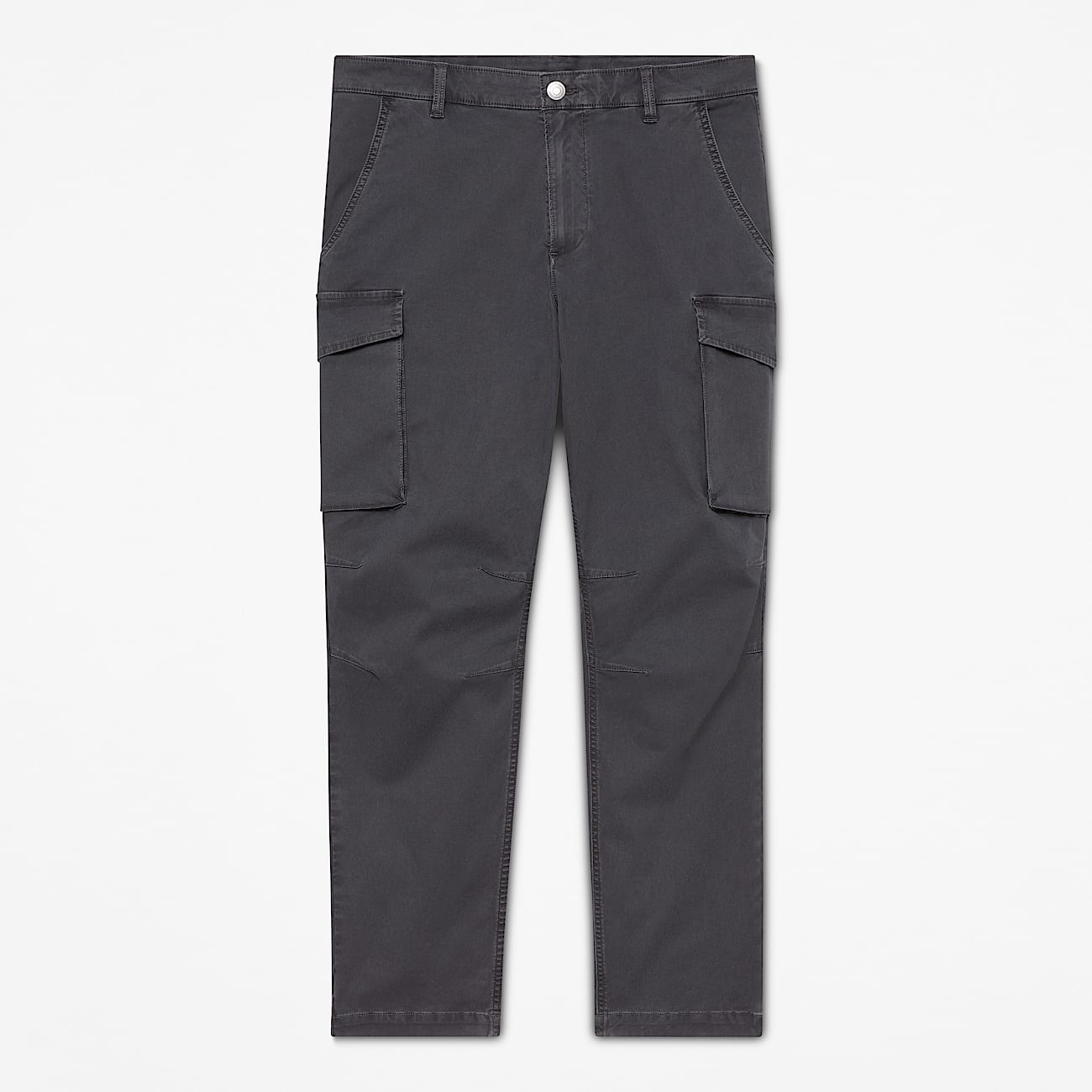 Stückgefärbte Bedford-Cargohose für Herren in Schwarz - 1