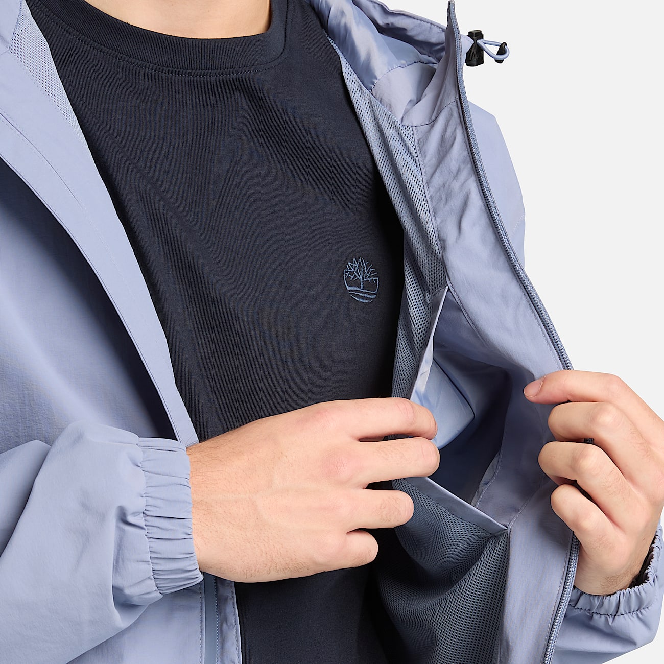 Casaco impermevel Winnick para Homem em azul TBL azul ALT4