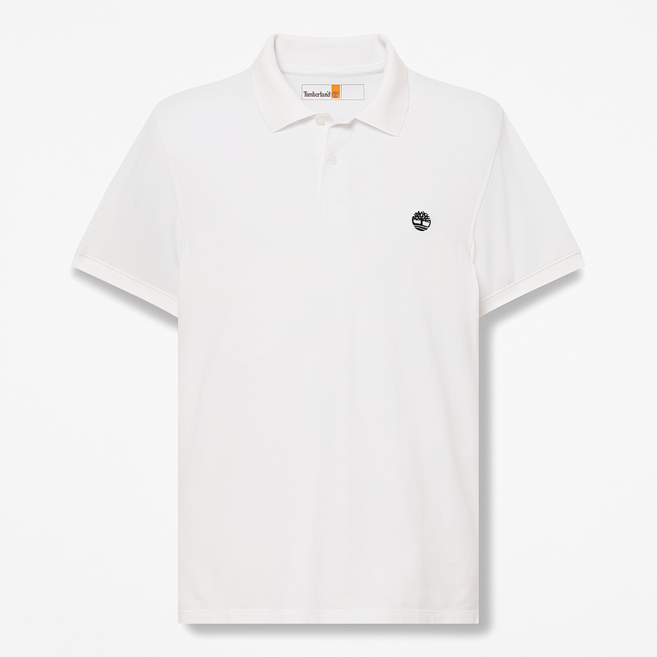 Polo de Manga Curta com Elasticidade Millers River para Homem em branco - 1