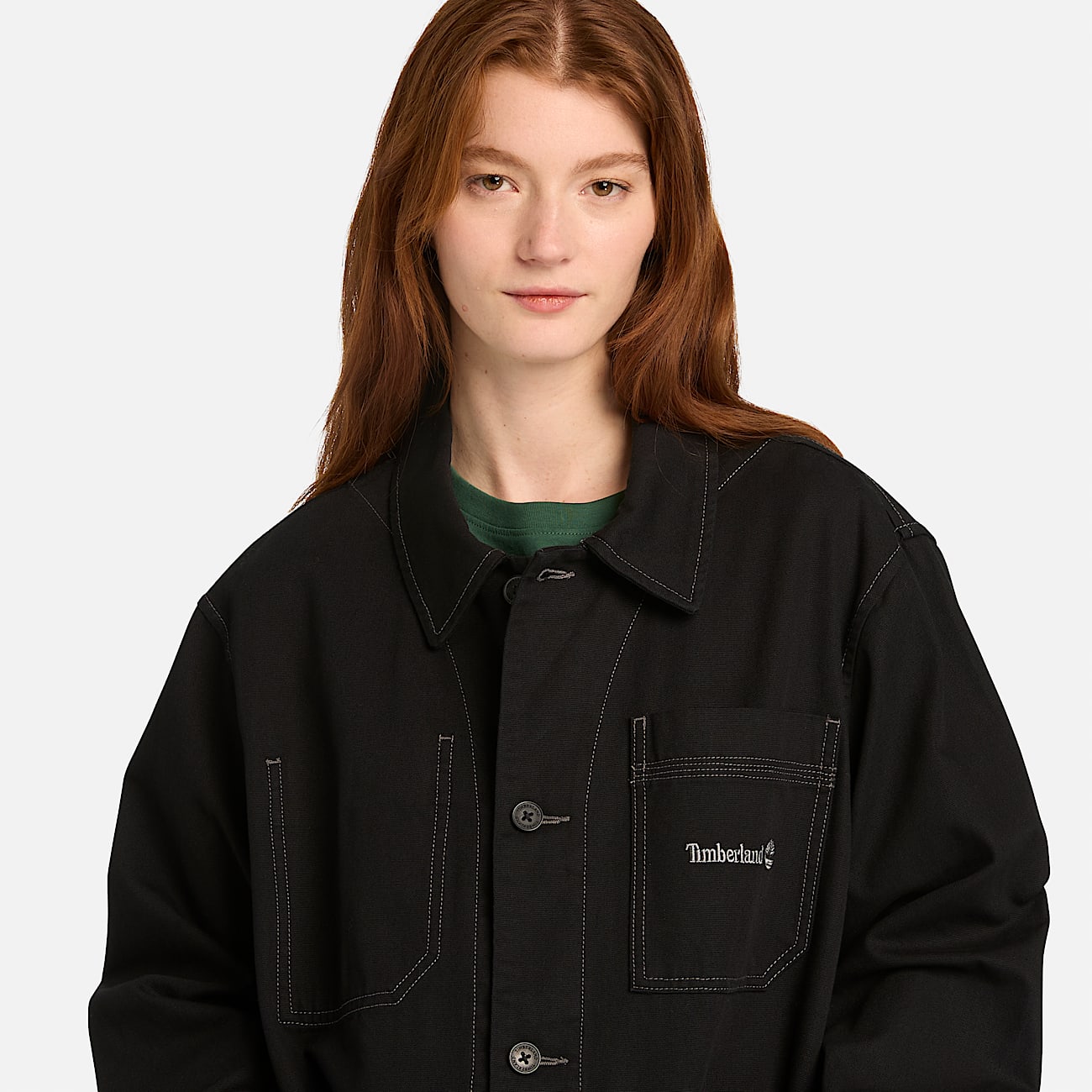 Chore Canvas Jacket in Black - 5