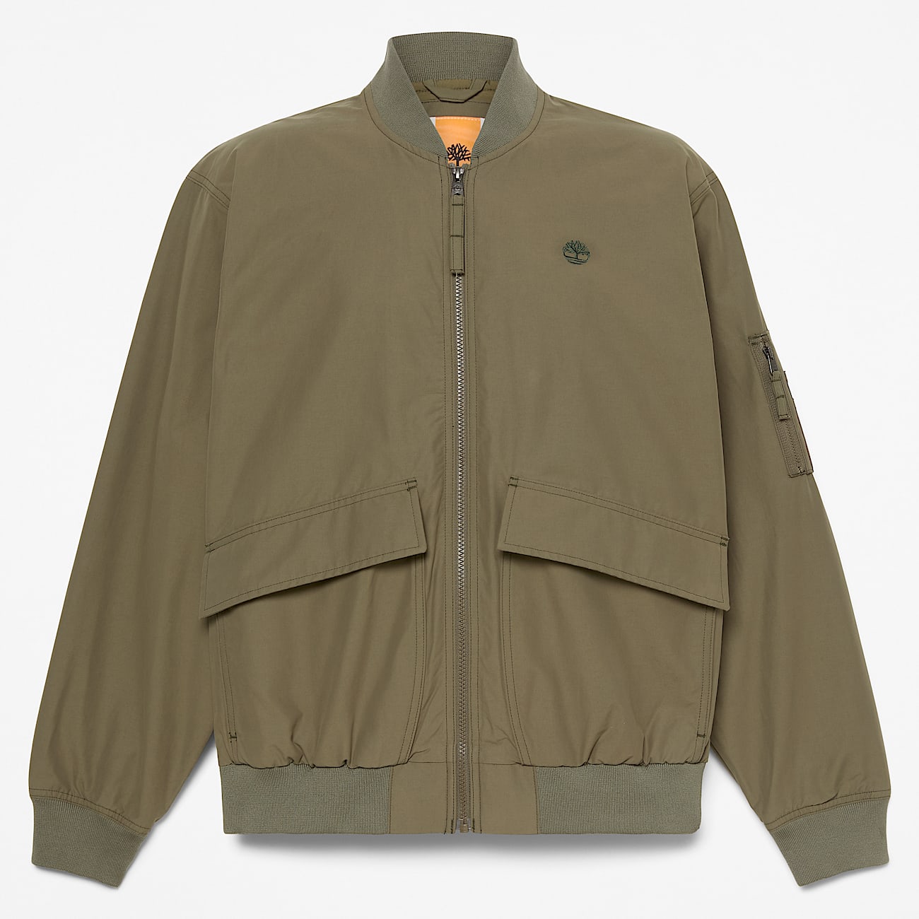 Durable Water Repellent Utility Bomber for Men in Green - 1