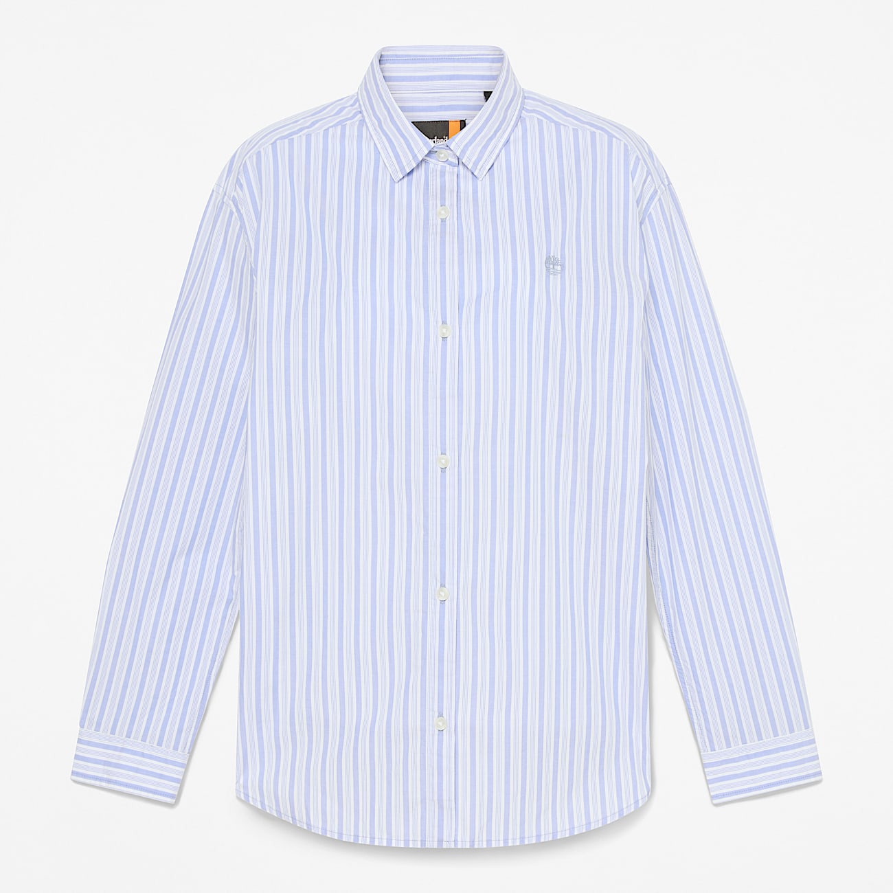 Camisa de Manga Comprida s Riscas para Mulher em azul TBL azul HERO