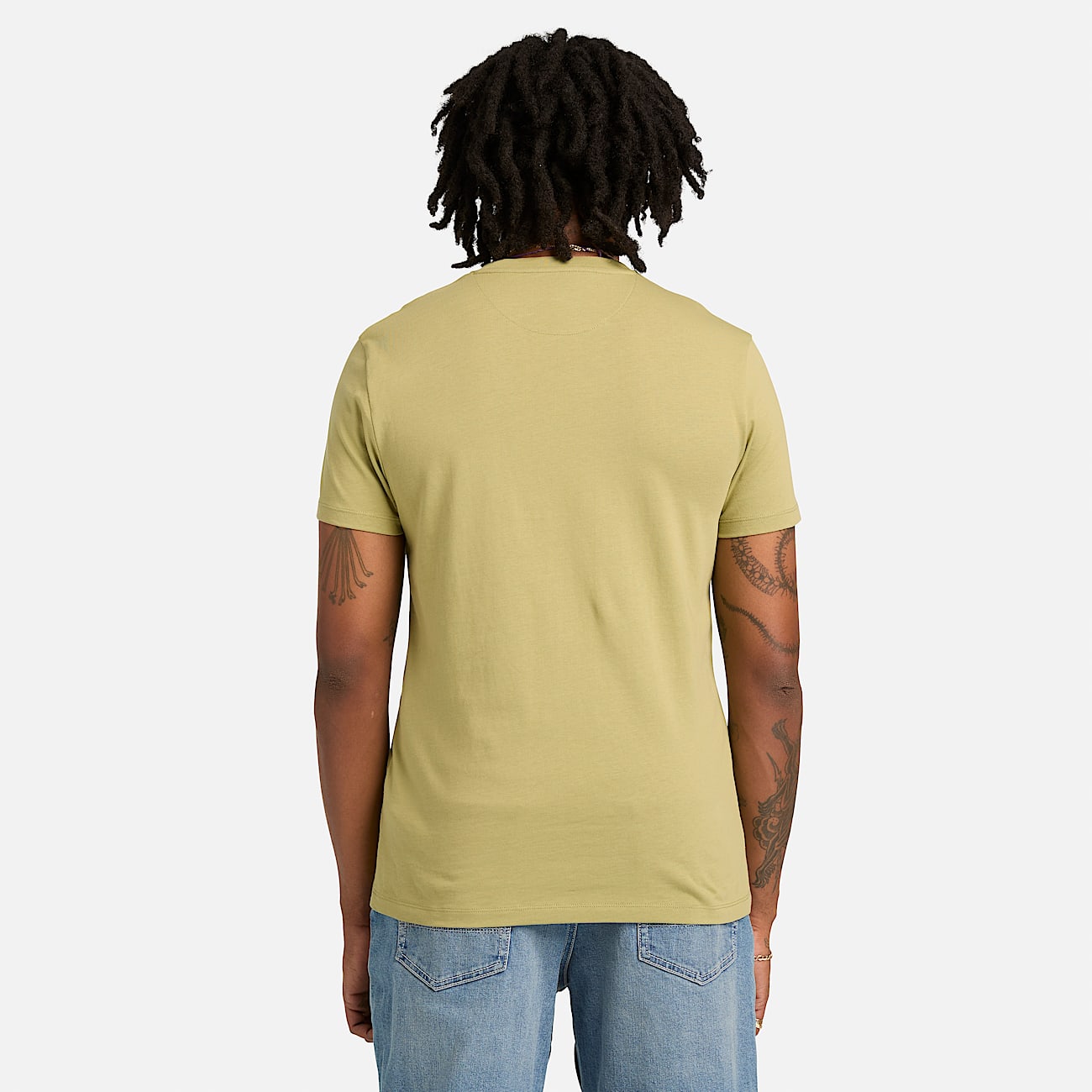 Dunstan River ShortSleeve TShirt for Men in Green TBL Green ALT8