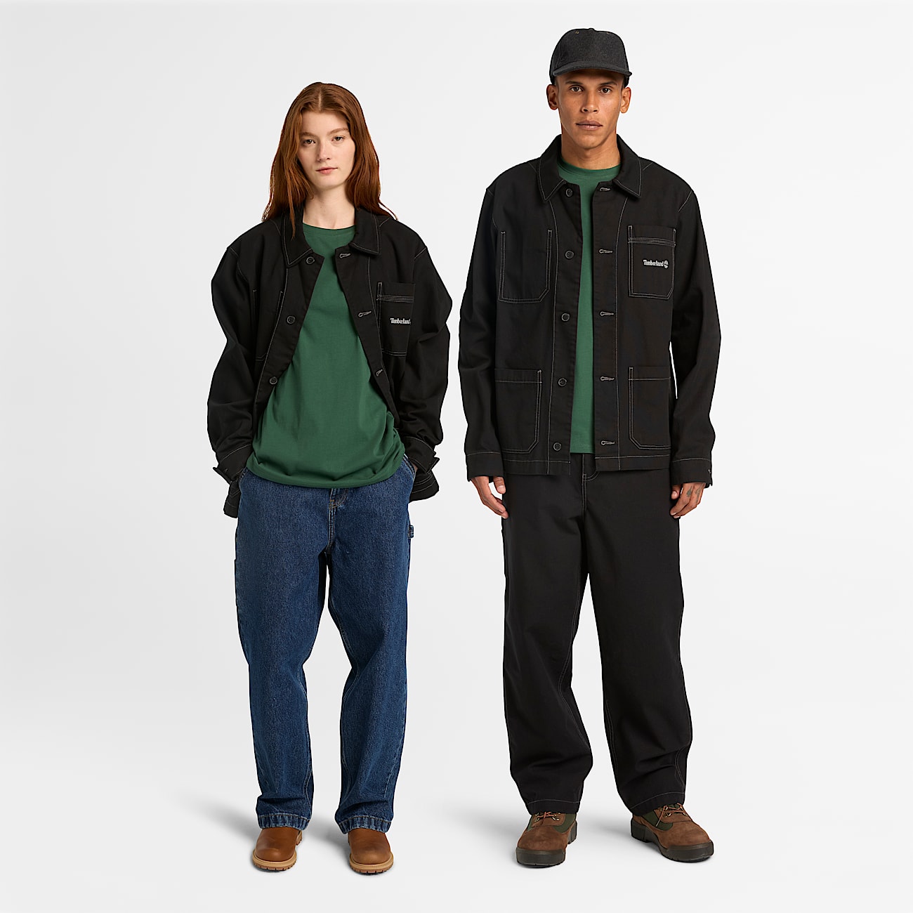 Chore Canvas Jacket in Black - 2