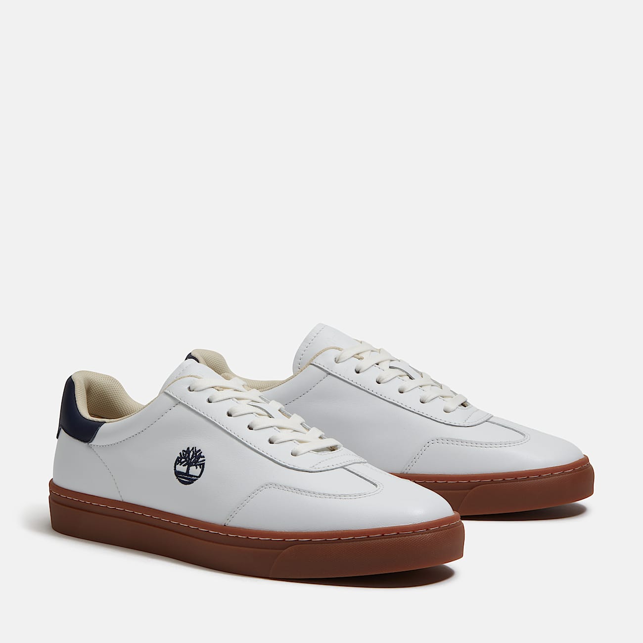 Lisbon Essential Trainer for Men in WhiteDark Blue TBL White ALT4