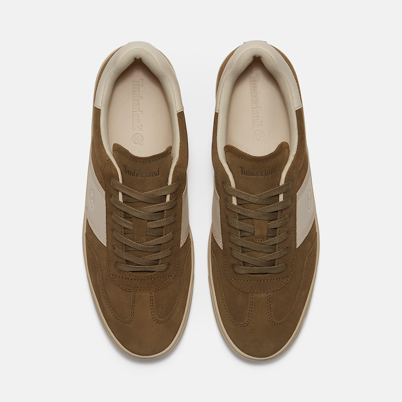 Lisbon Street Trainer for Men in Green/Beige - 2