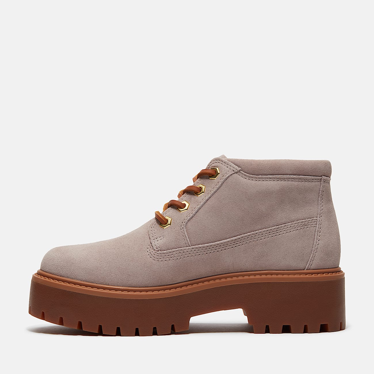 Stone Street Mid Platform Boot for Women in Light Purple - 6