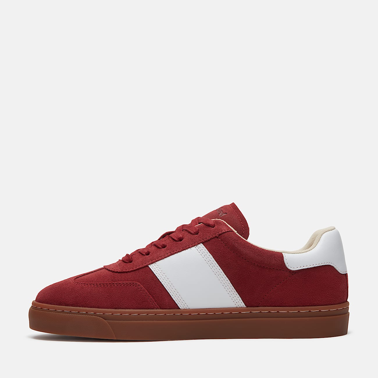 Lisbon Street Trainer for Men in Dark Red/White - 6