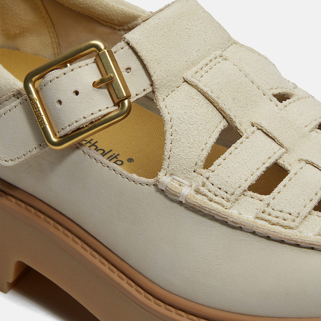 Sapato Plataforma com Fivela Stone Street para Mulher em begeclaro TBL bege ALT7