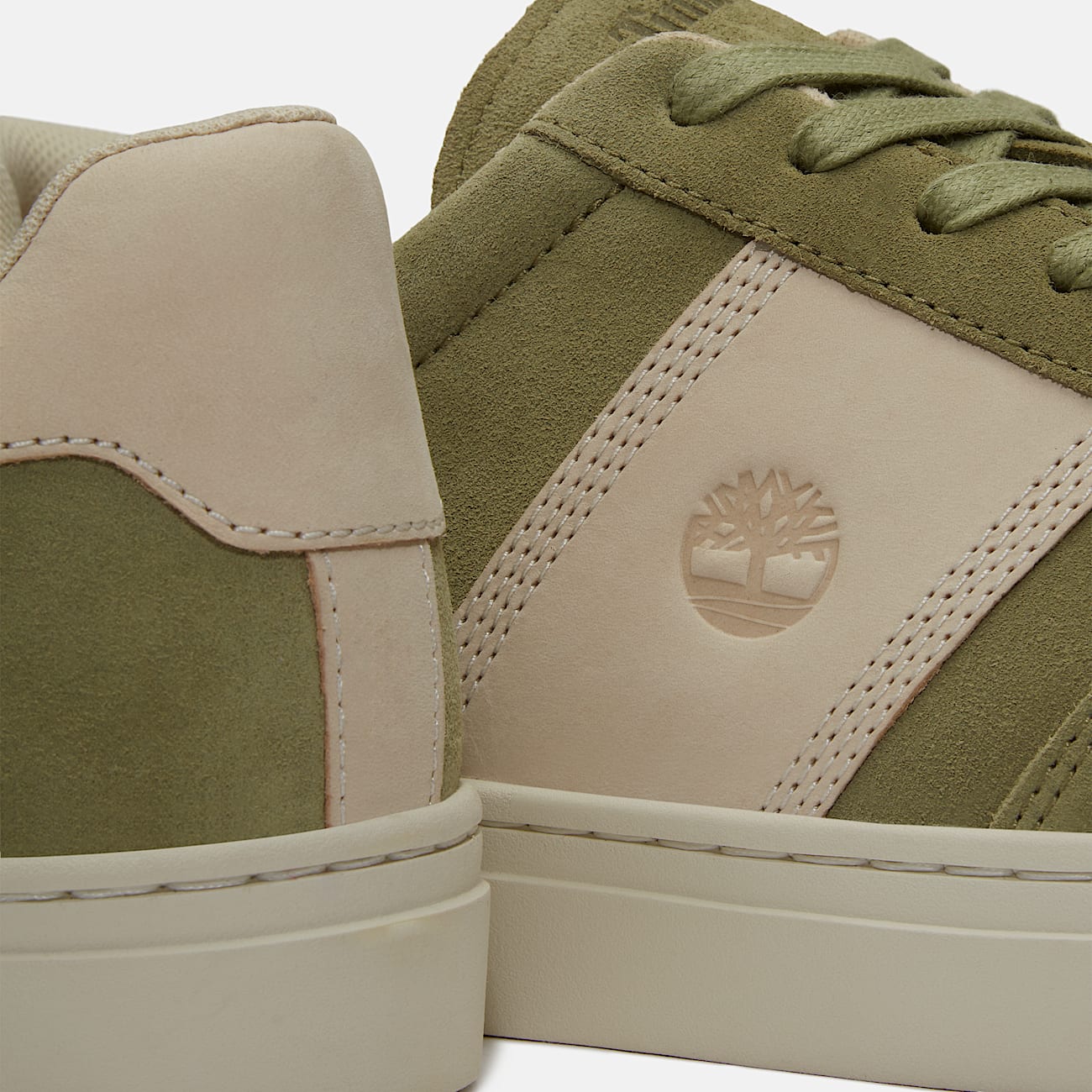 Lisbon Street Trainer for Men in Light Green/Light Beige - 7